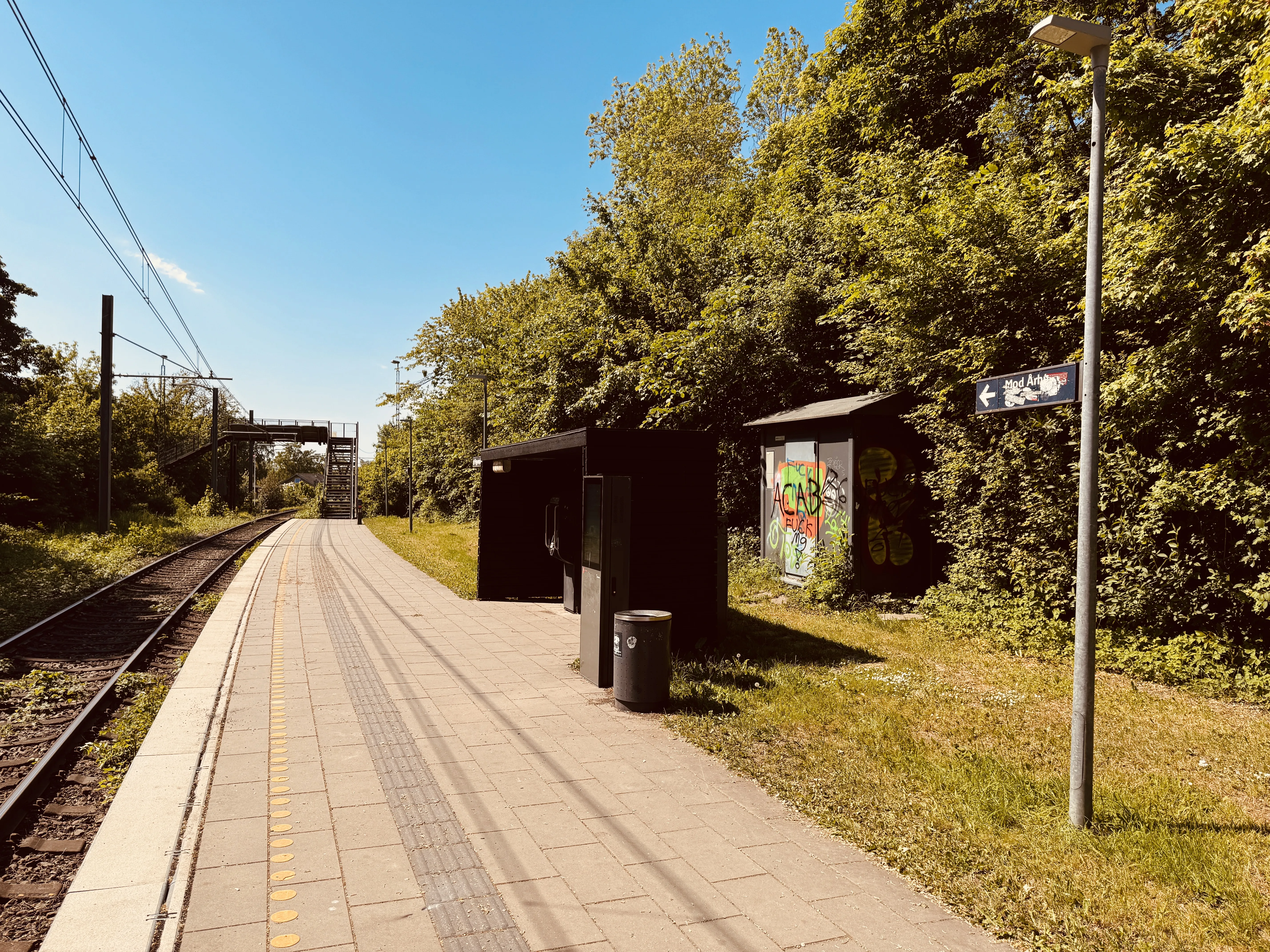 Billede af Hovmarken Letbanestation.