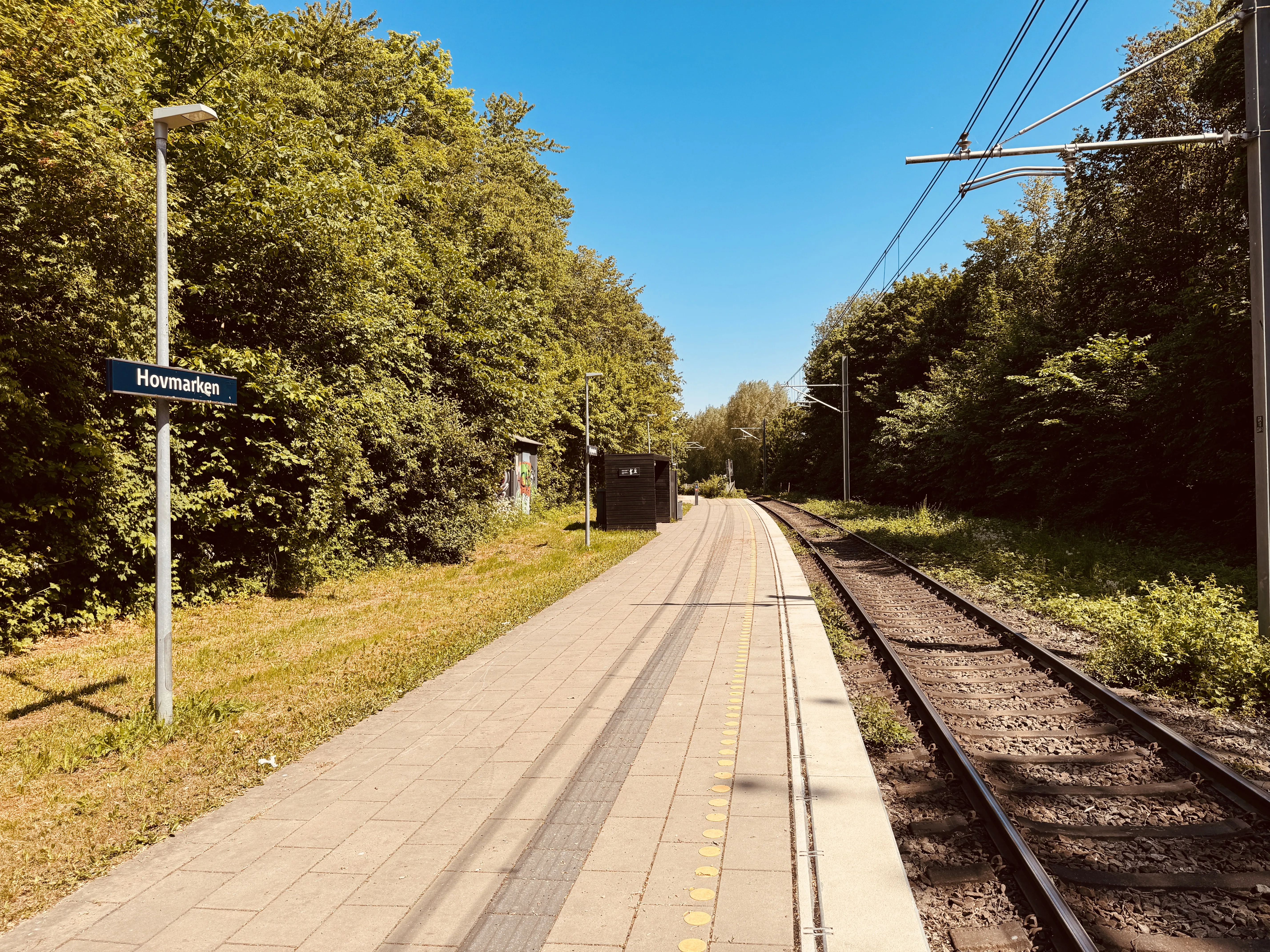Billede af Hovmarken Letbanestation.