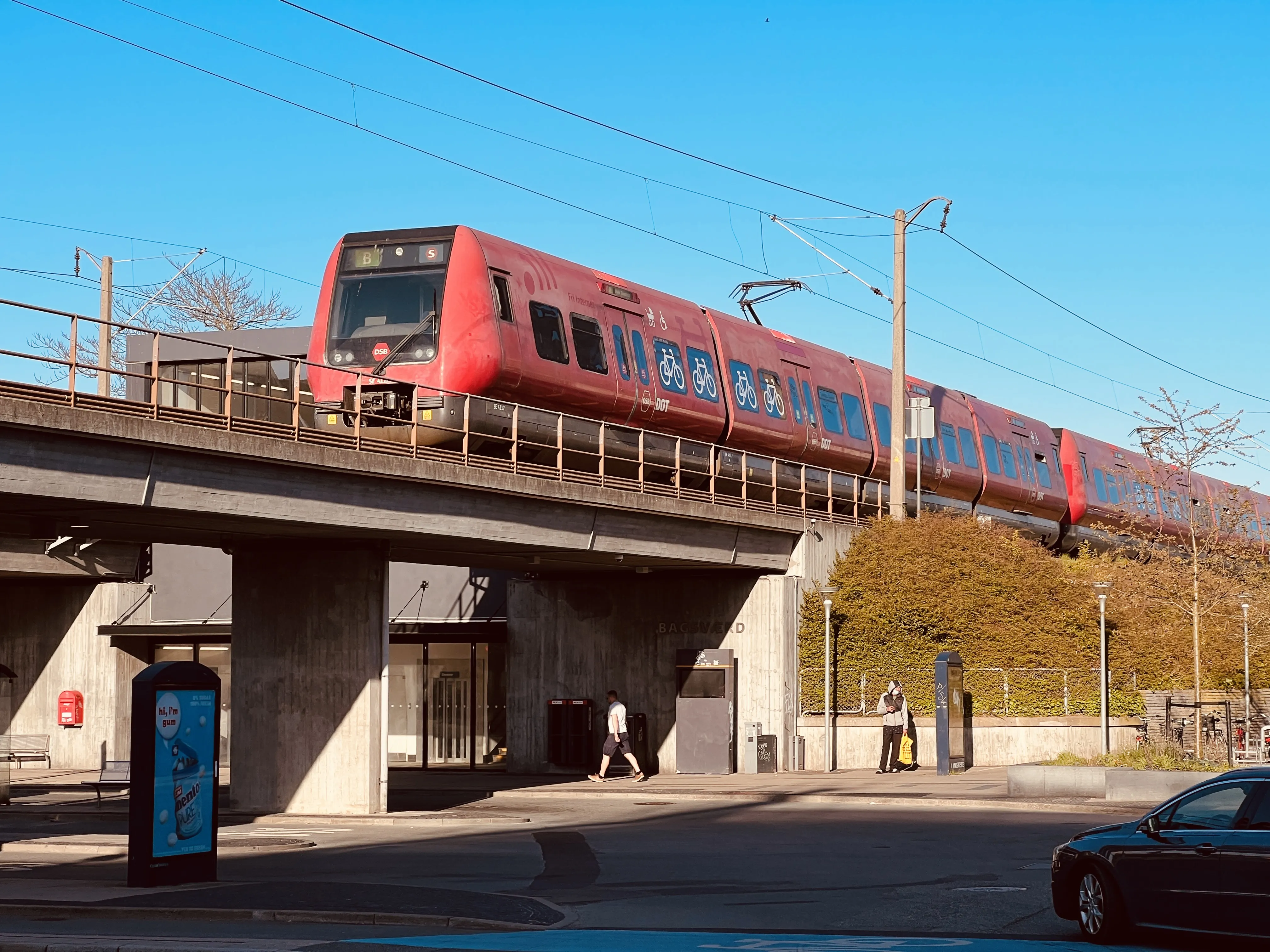 Billede af DSB SE 4117 fotograferet ud for Bagsværd S-togstrinbræt.