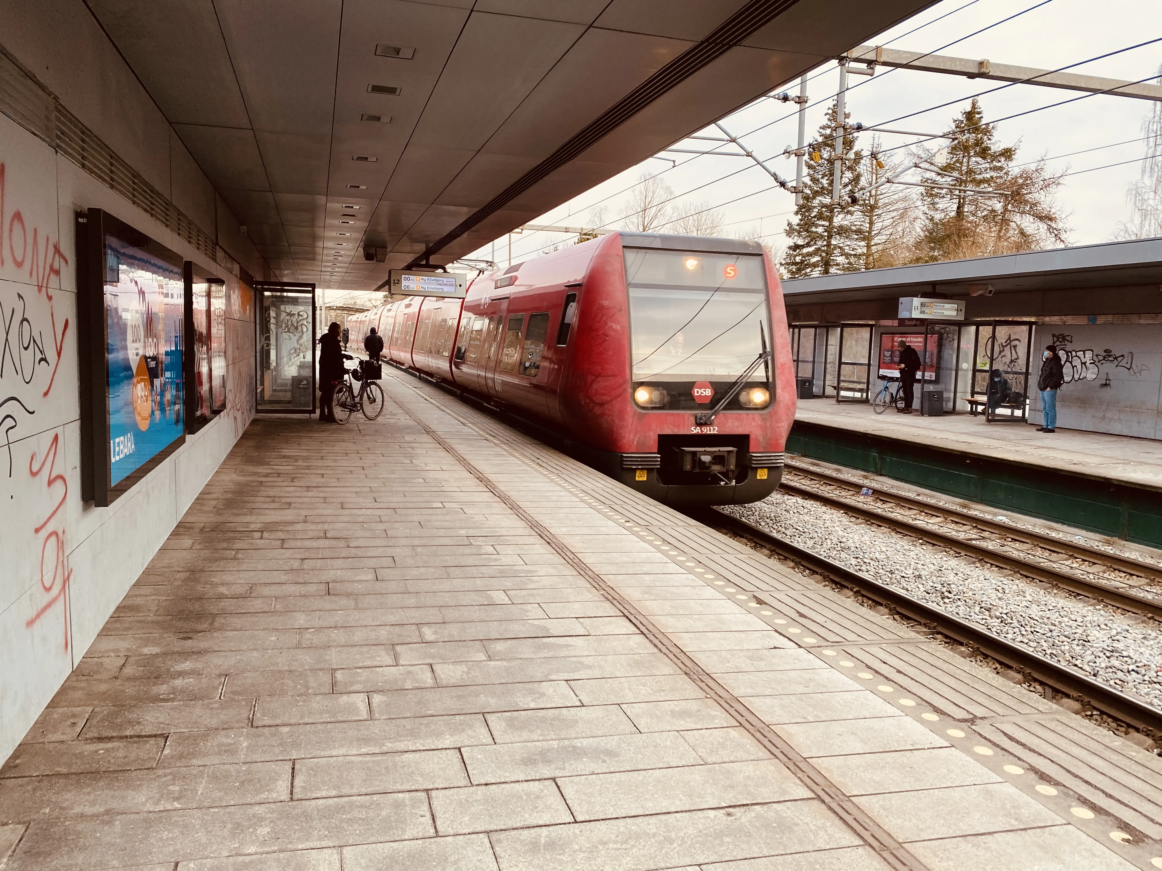 Billede af DSB SA 8112 fotograferet ud for Danshøj Trinbræt.