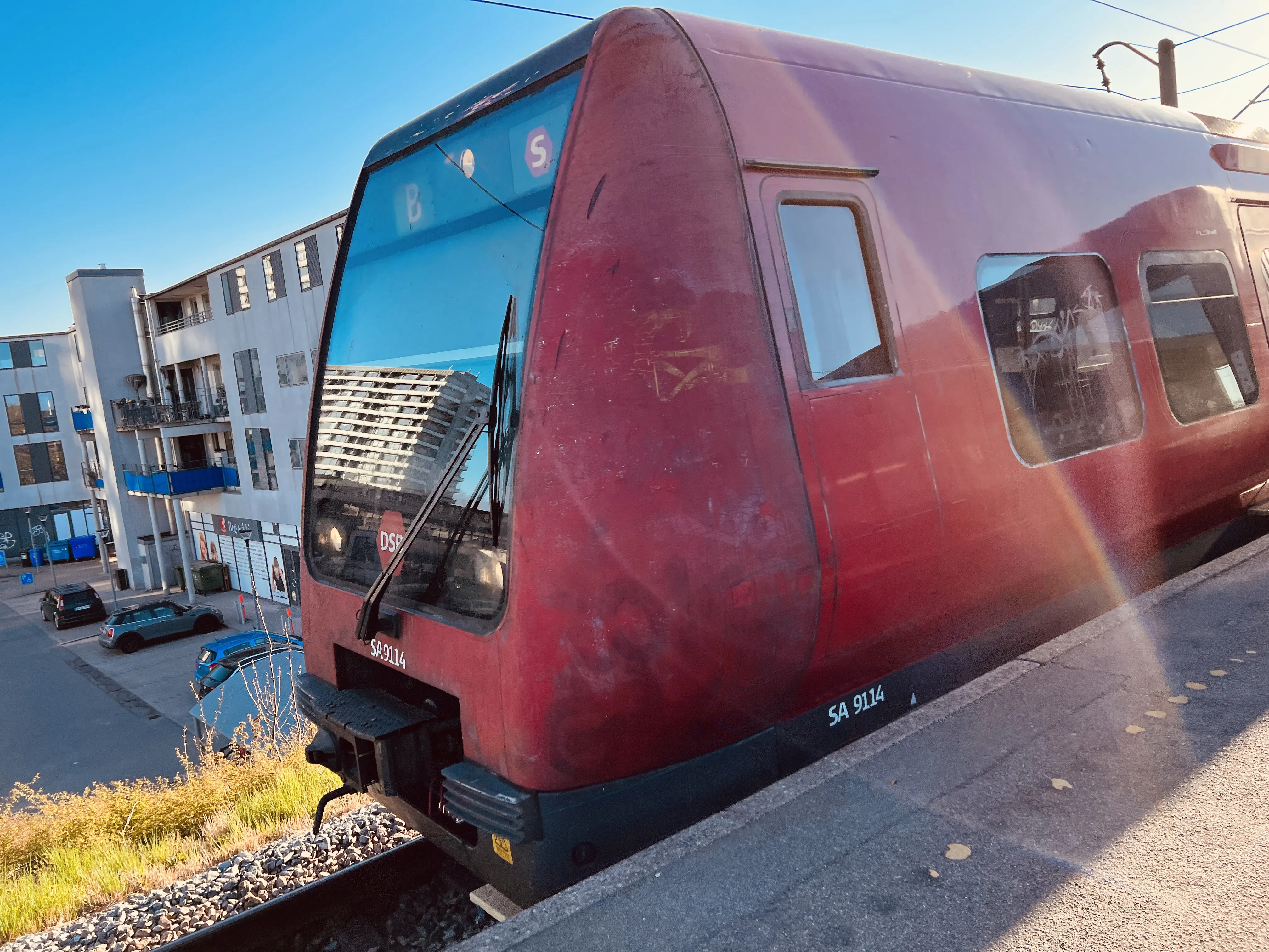 Billede af DSB SA 8114 fotograferet ud for Bagsværd S-togstrinbræt.