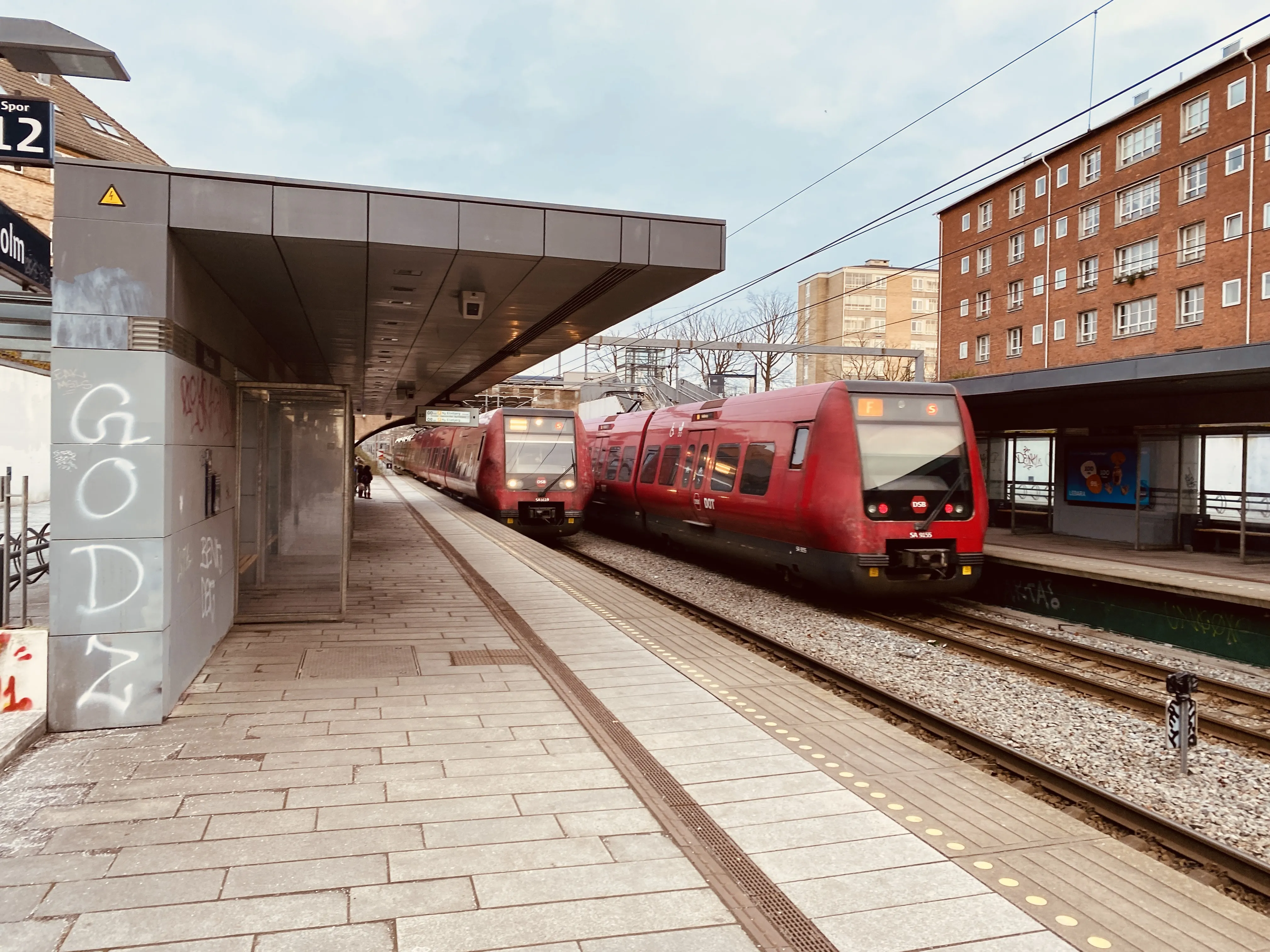 Billede af DSB SA 8119 fotograferet ud for Ålholm S-togstrinbræt.