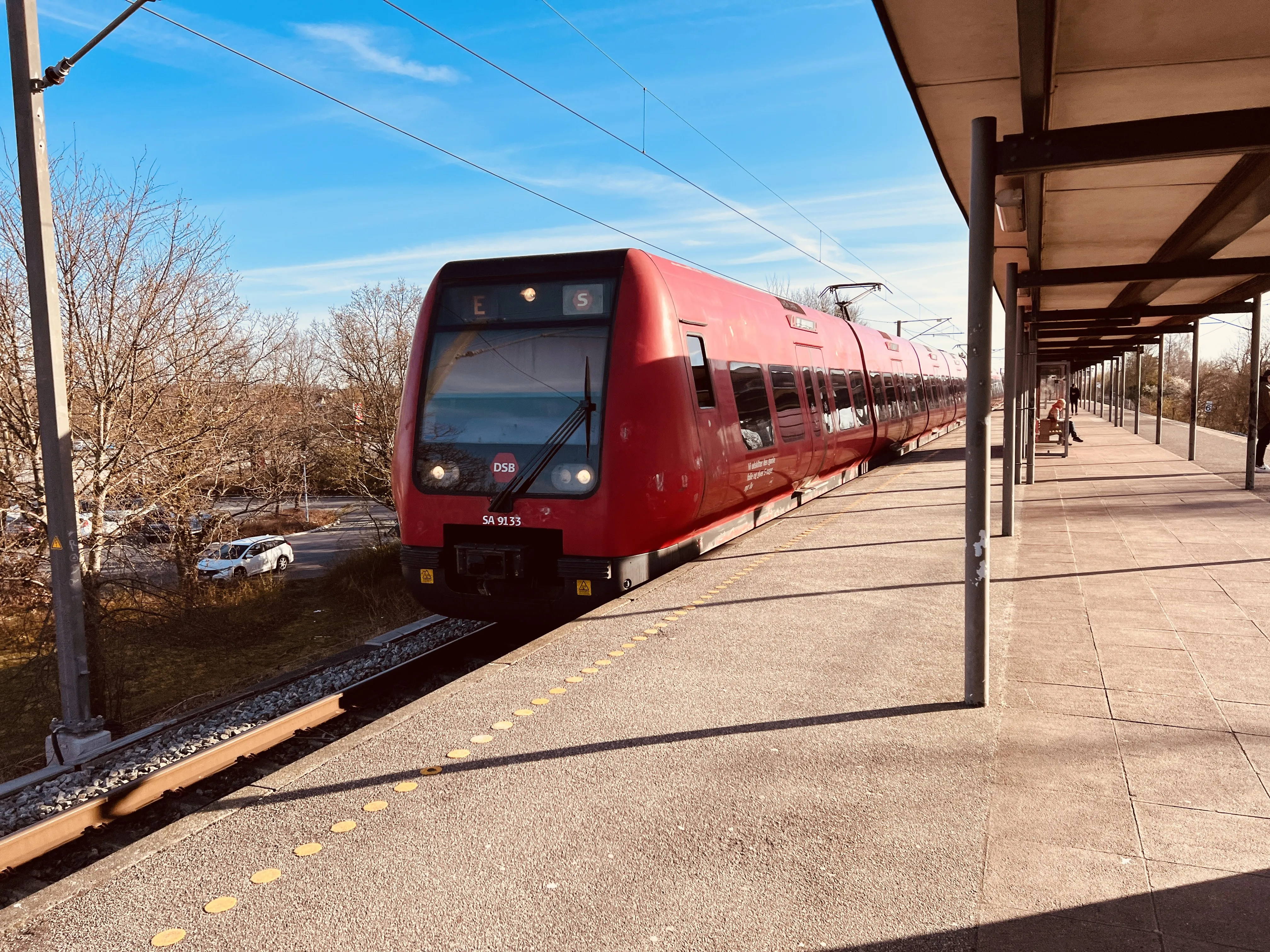 Billede af DSB SA 8133 fotograferet ud for Greve S-togstrinbræt.