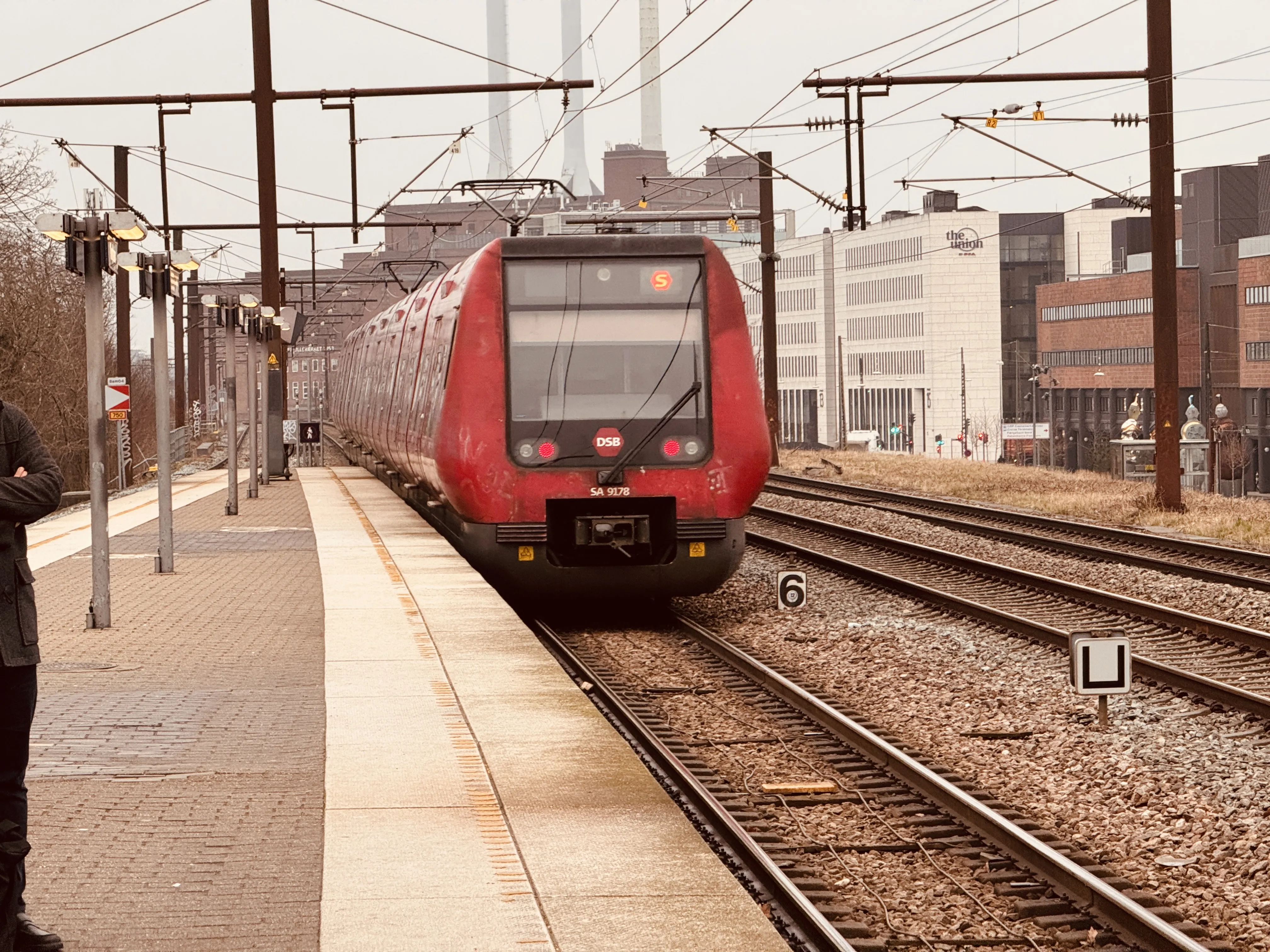 Billede af DSB SA 8178 fotograferet ud for Nordhavn S-togstrinbræt.