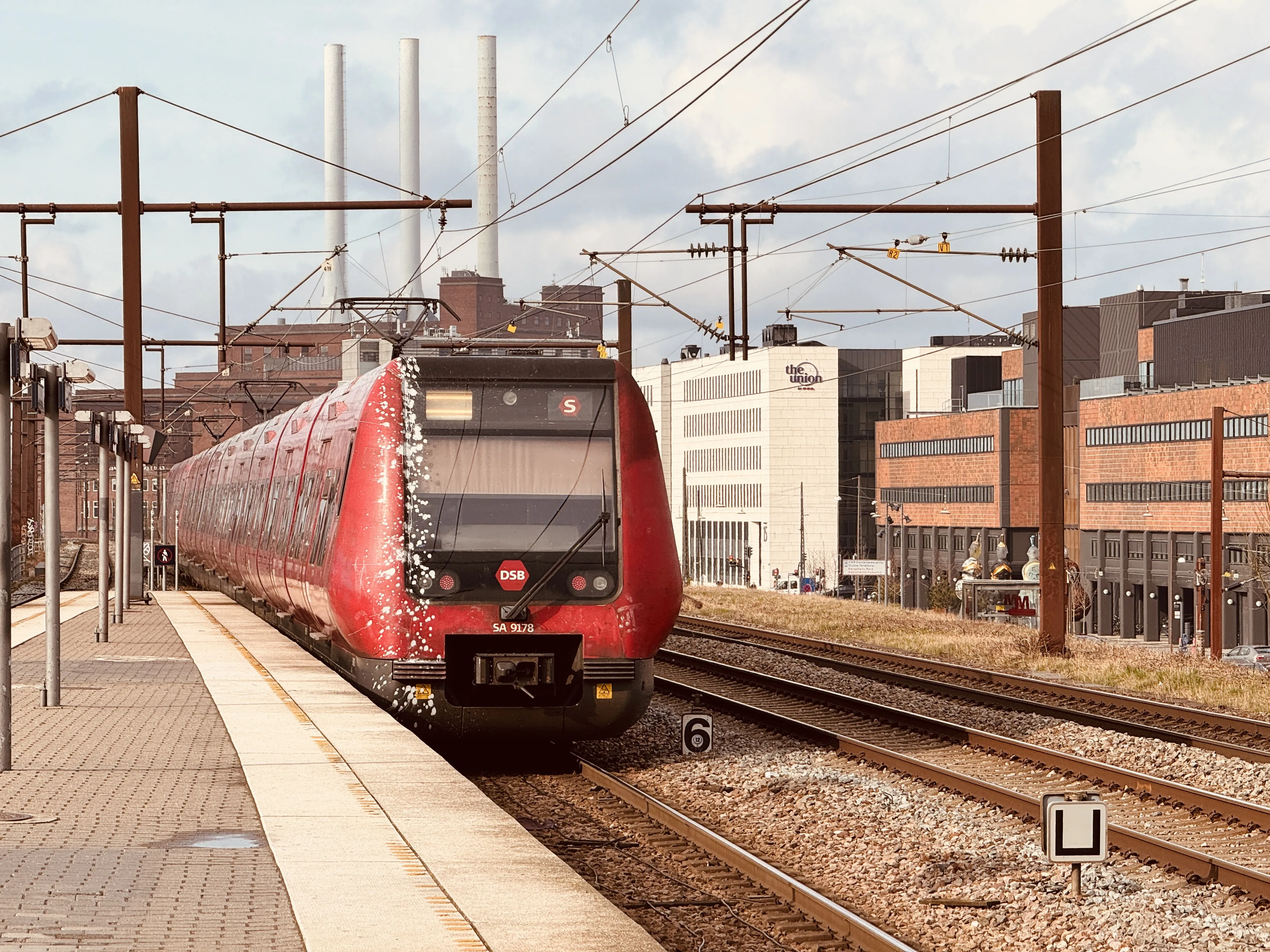 Billede af DSB SA 8178 fotograferet ud for Nordhavn S-togstrinbræt.