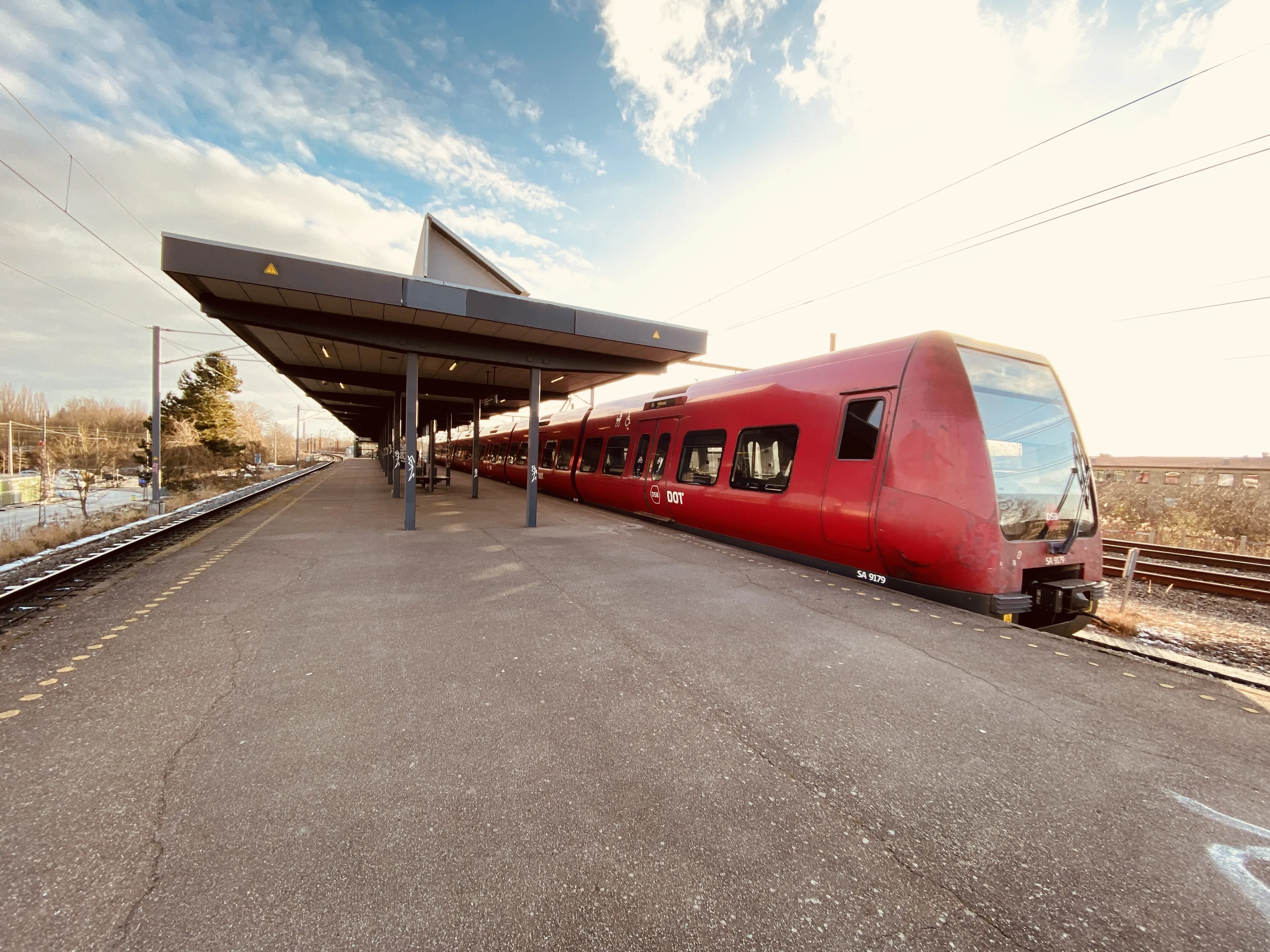 Billede af DSB SA 8179 fotograferet ud for Sjælør S-togstrinbræt.