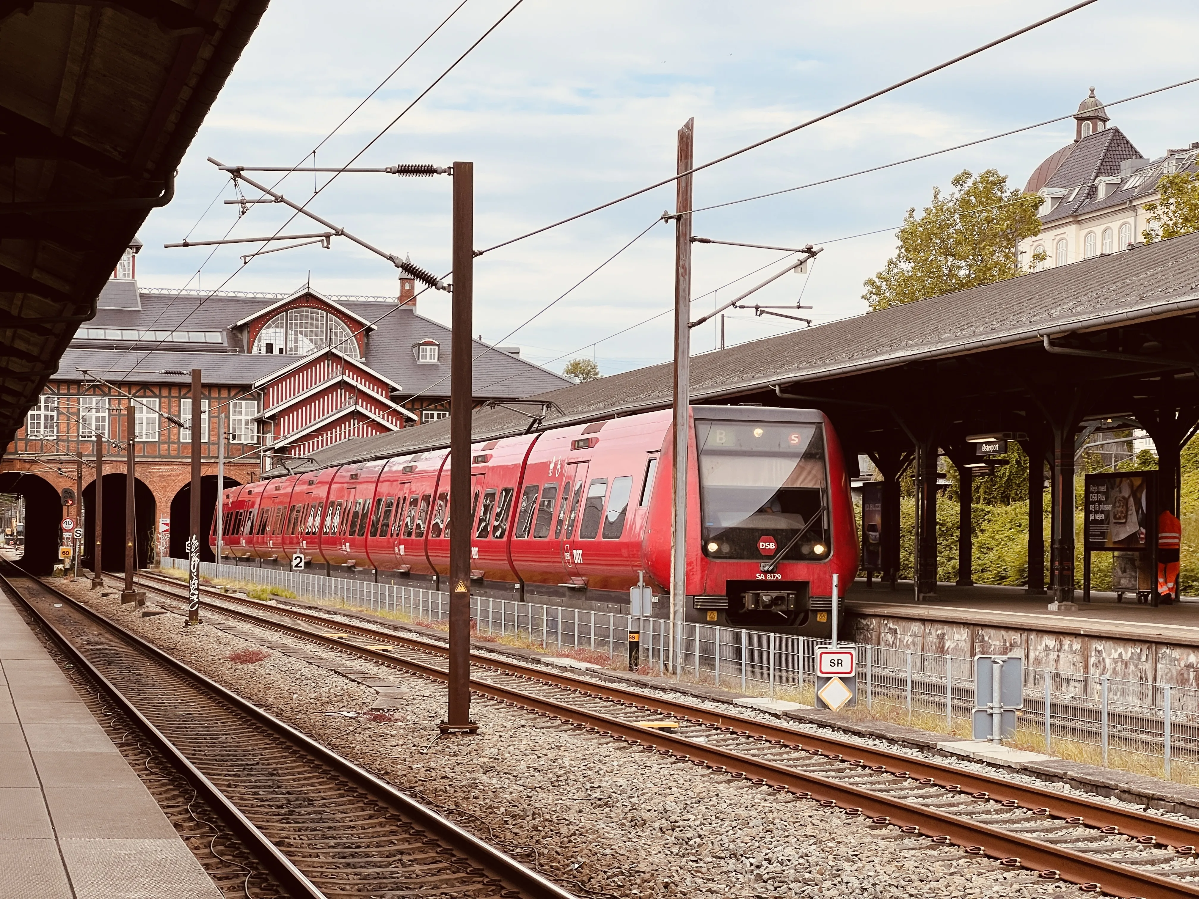 Billede af DSB SA 8179 fotograferet ud for Østerport Station.