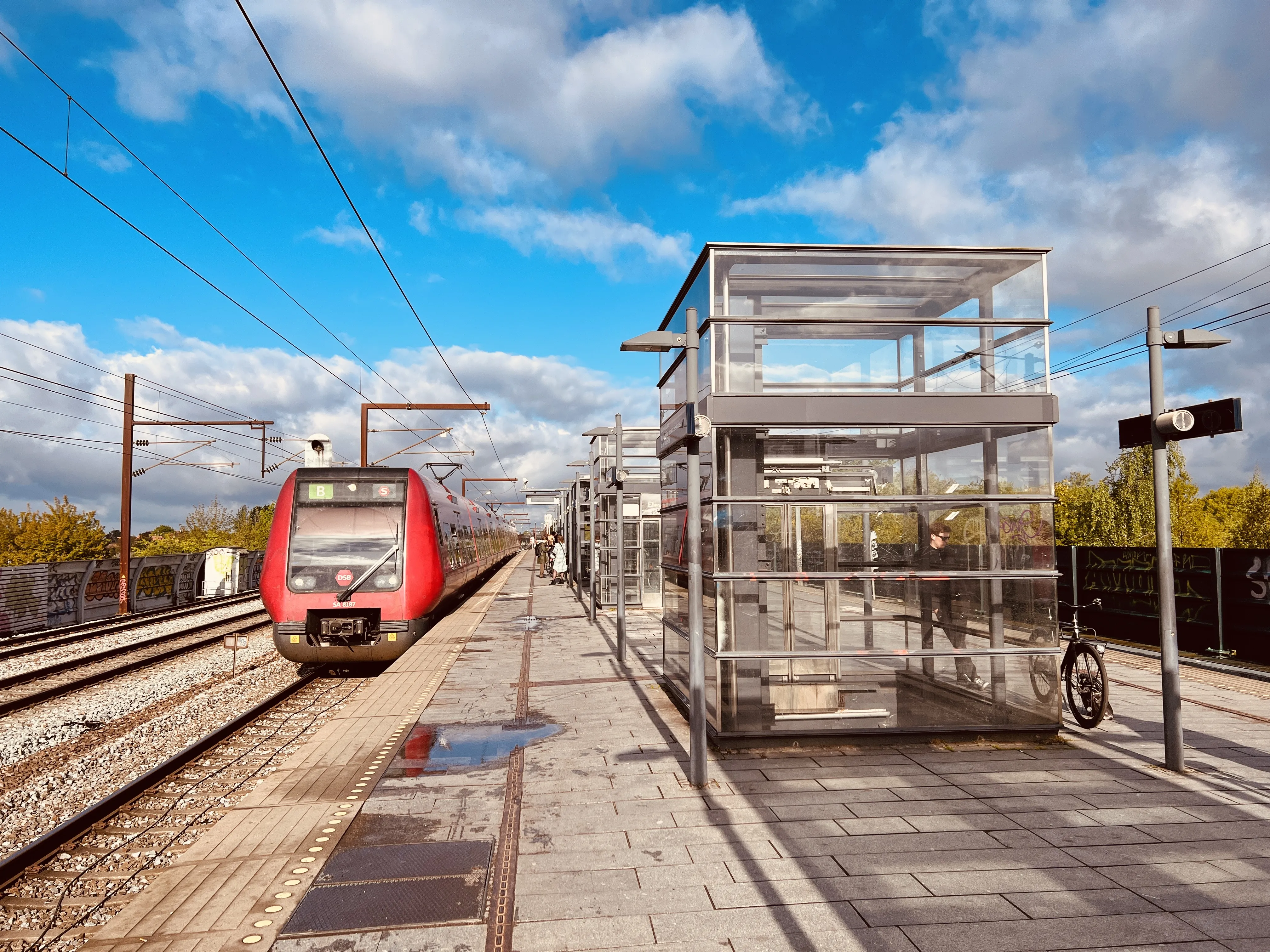 Billede af DSB SA 8187 fotograferet ud for Danshøj Trinbræt.