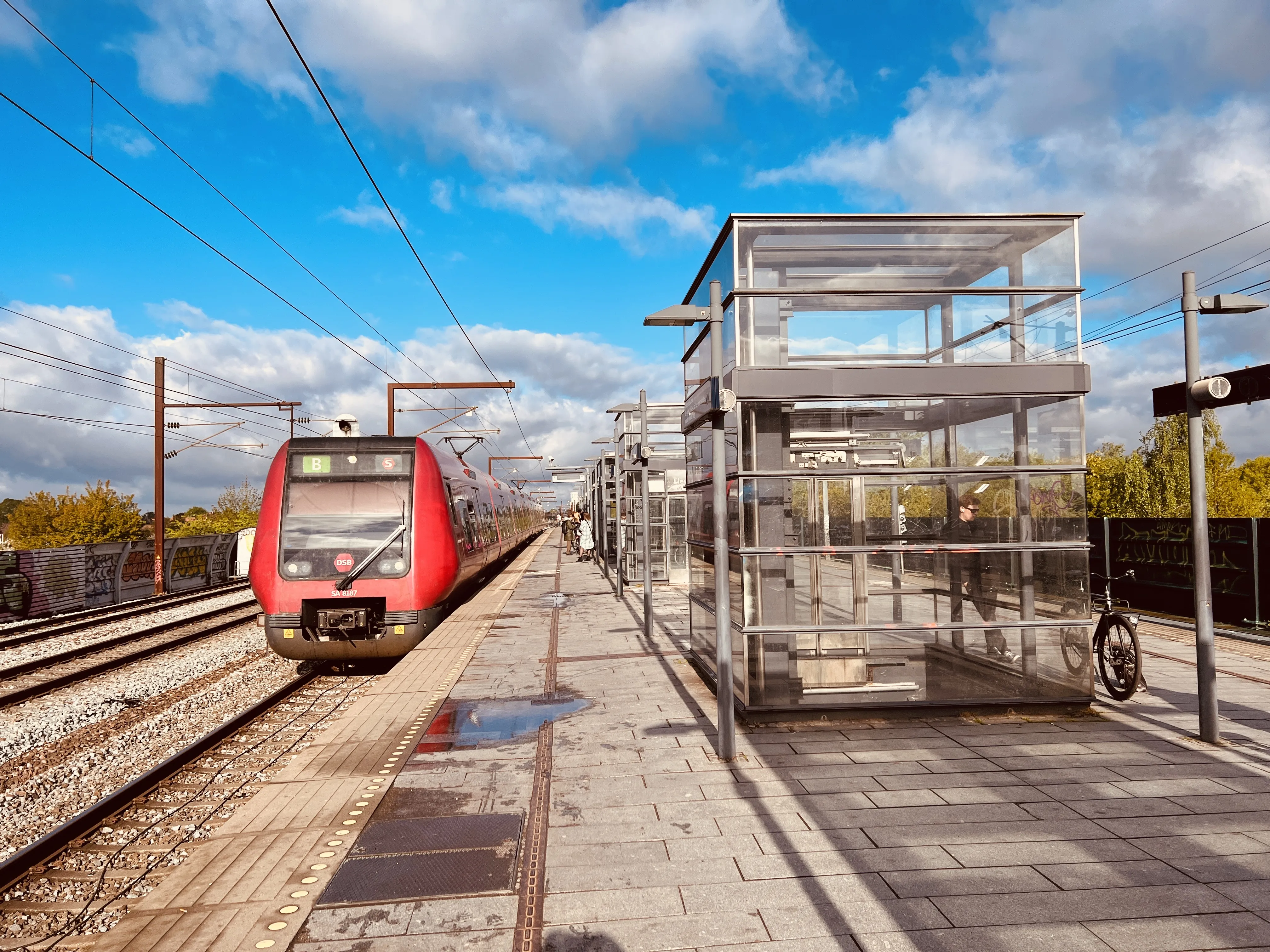 Billede af DSB SA 8187 fotograferet ud for Danshøj Trinbræt.