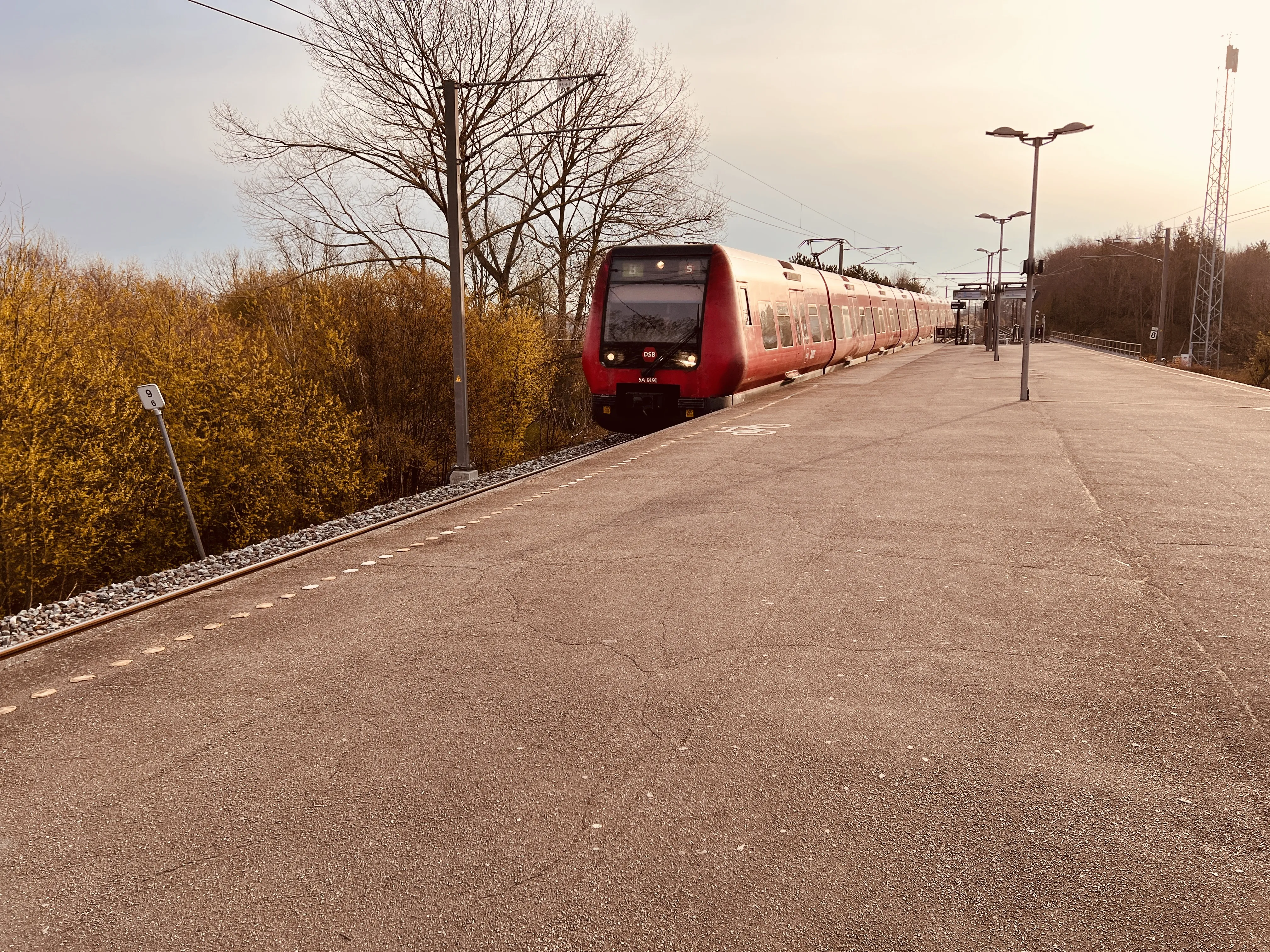 Billede af DSB SA 8191 fotograferet ud for Avedøre S-togstrinbræt.