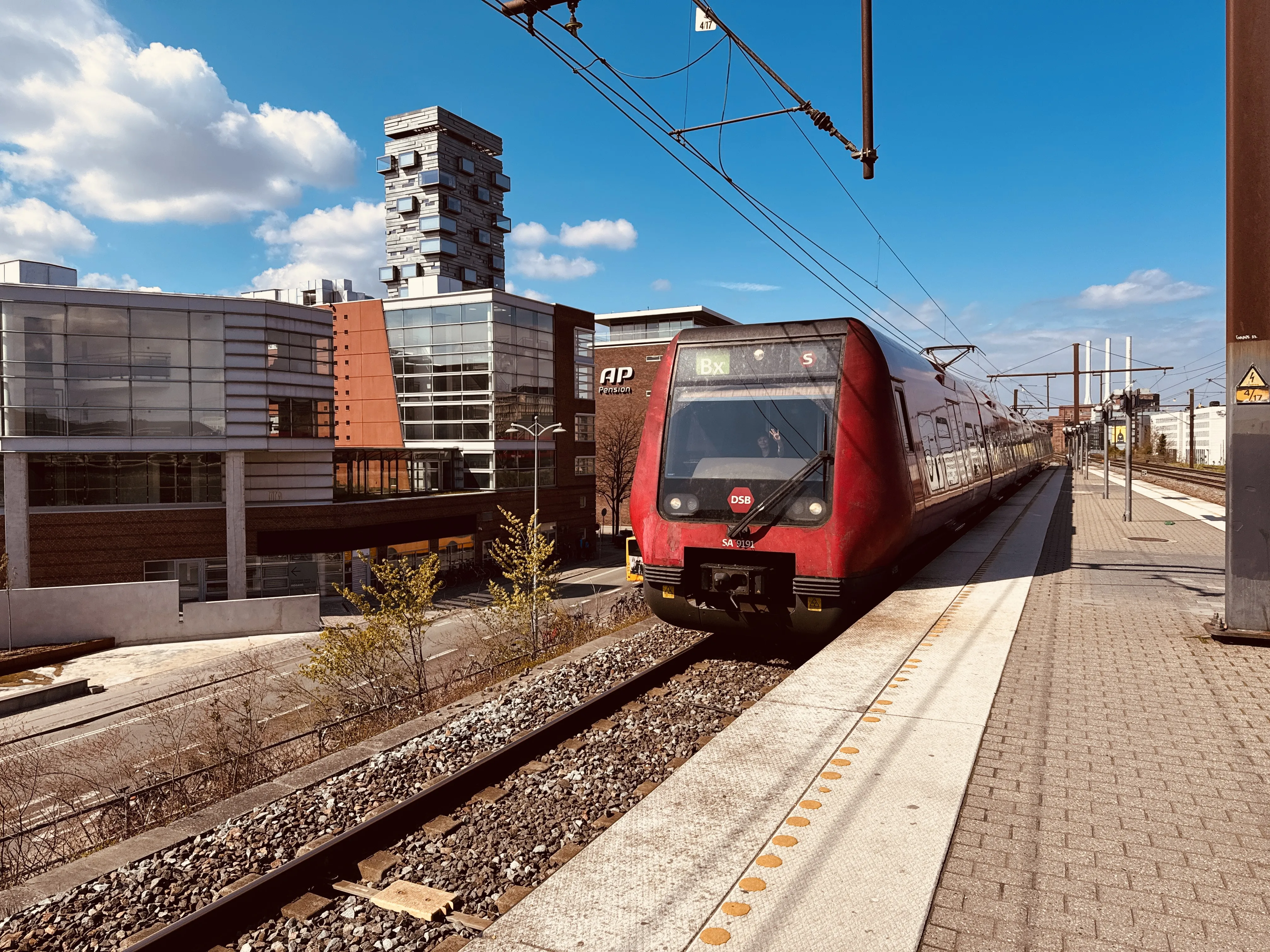 Billede af DSB SA 8191 fotograferet ud for Nordhavn S-togstrinbræt.