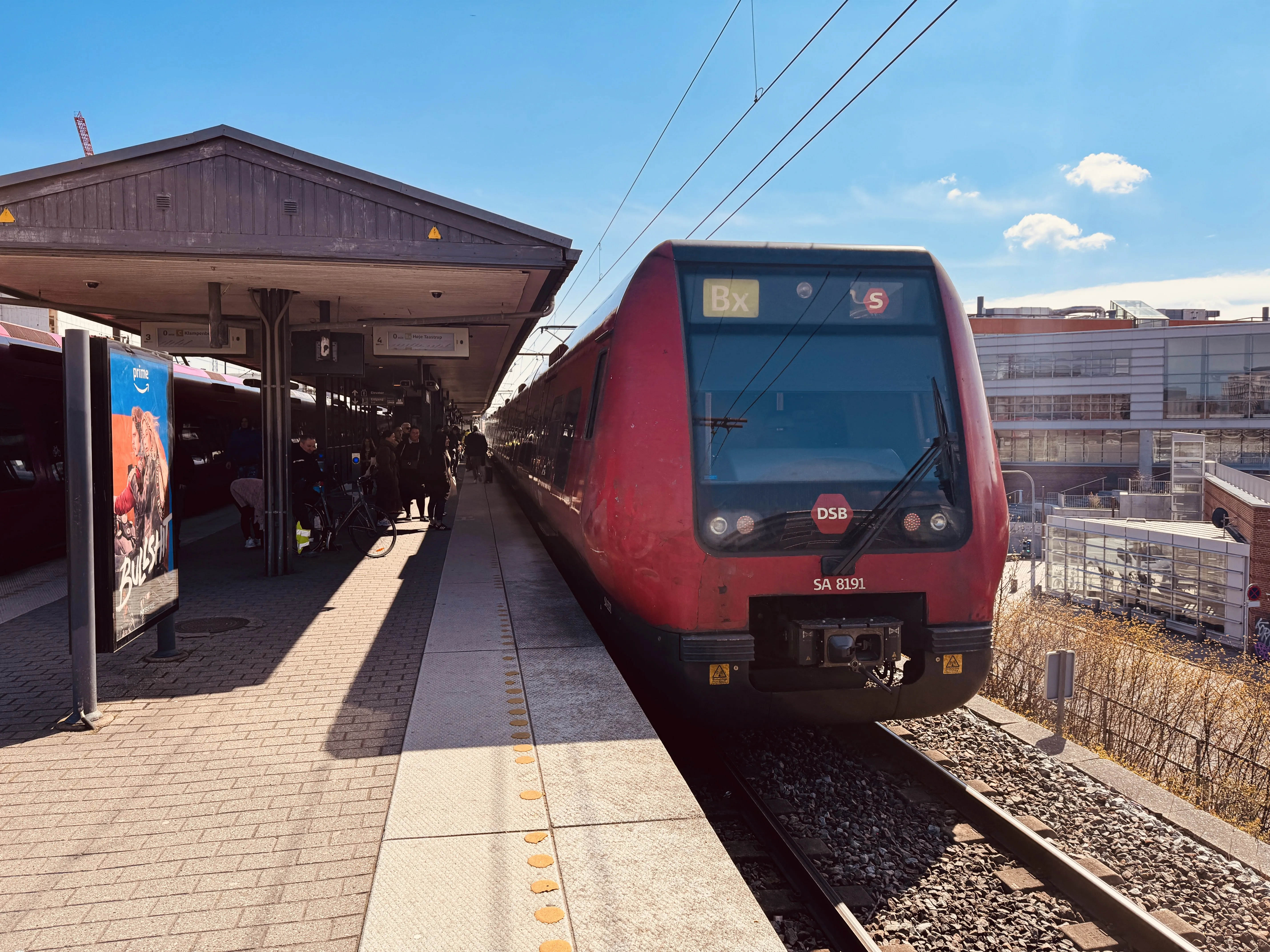 Billede af DSB SA 8191 fotograferet ud for Nordhavn S-togstrinbræt.