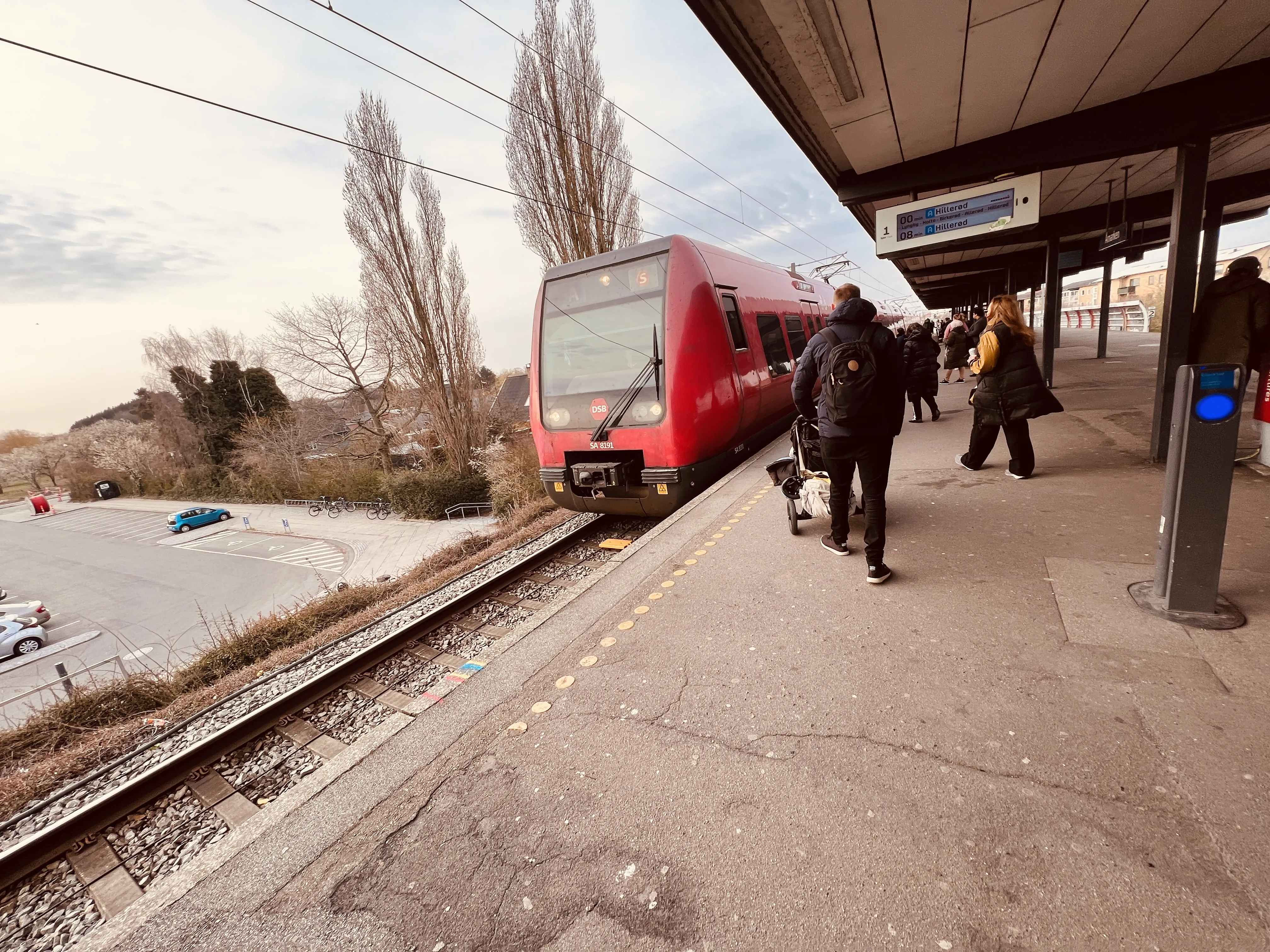 Billede af DSB SA 8191 fotograferet ud for Åmarken S-togstrinbræt.