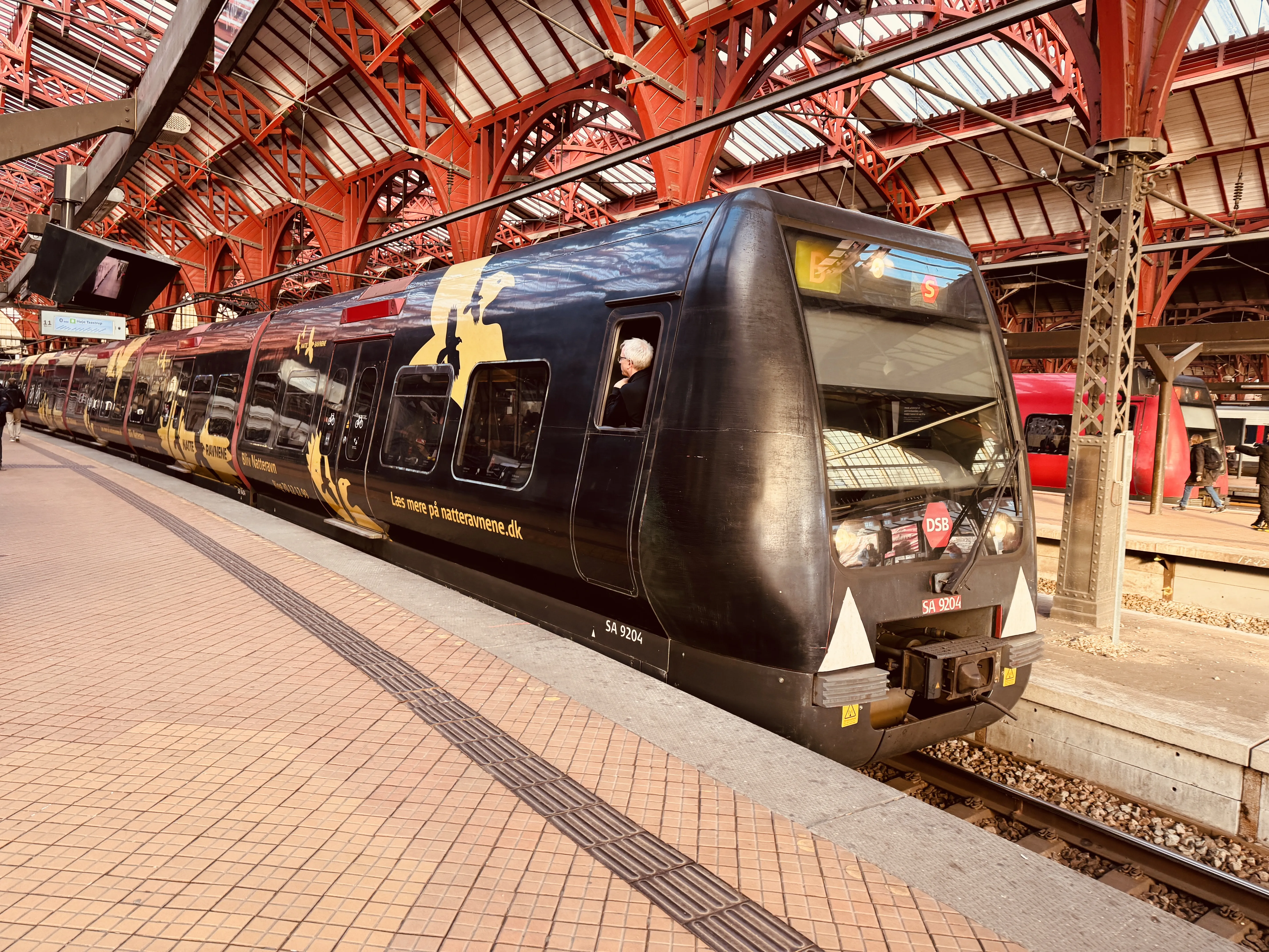 Billede af DSB SA 8204 fotograferet ud for København Hovedbanegård.