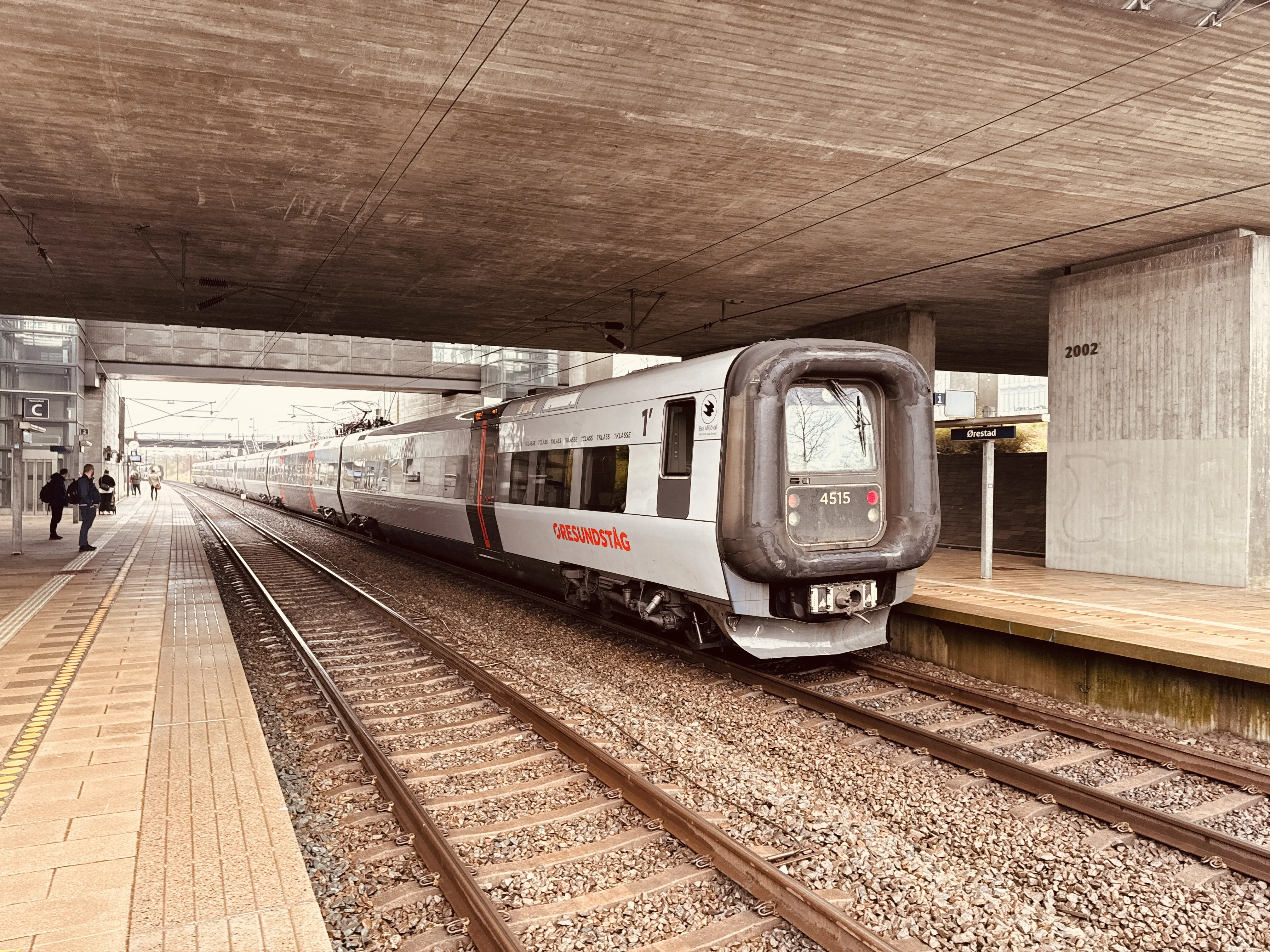 Billede af DSB ET 4315 fotograferet ud for Ørestad Trinbræt.