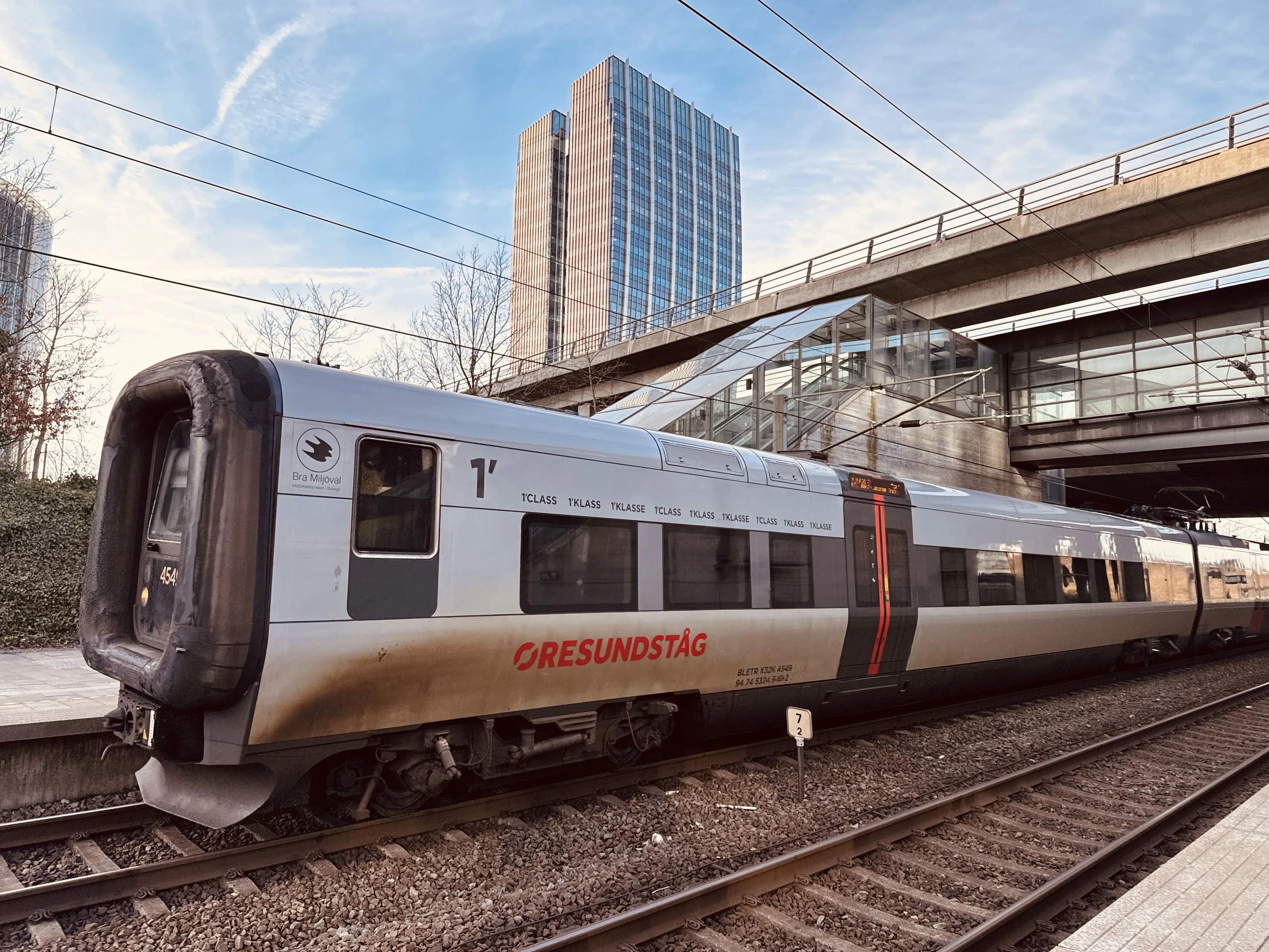 Billede af DSB ET 4349 fotograferet ud for Ørestad Trinbræt.