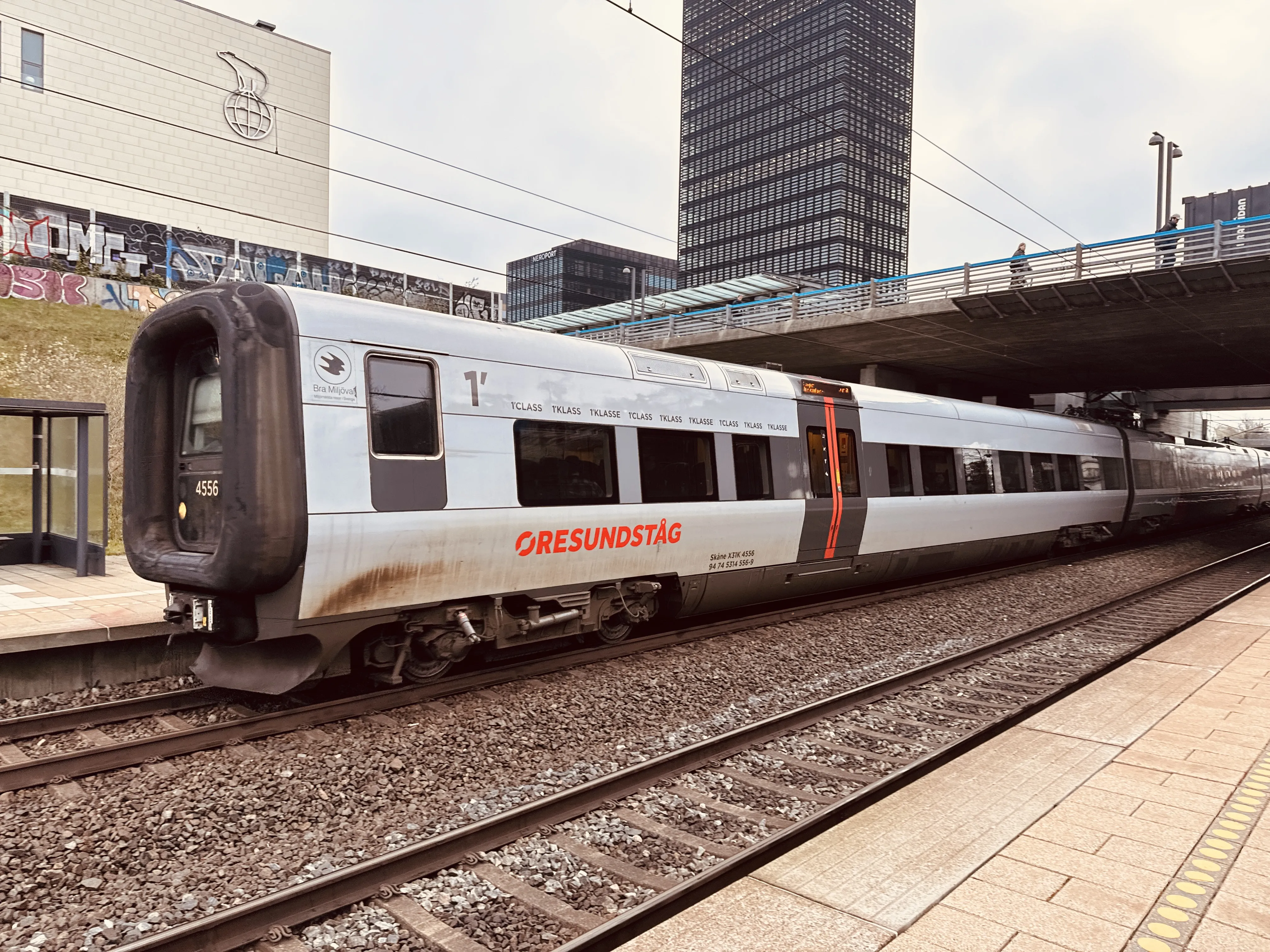 Billede af DSB ET 4356 fotograferet ud for Ørestad Trinbræt.