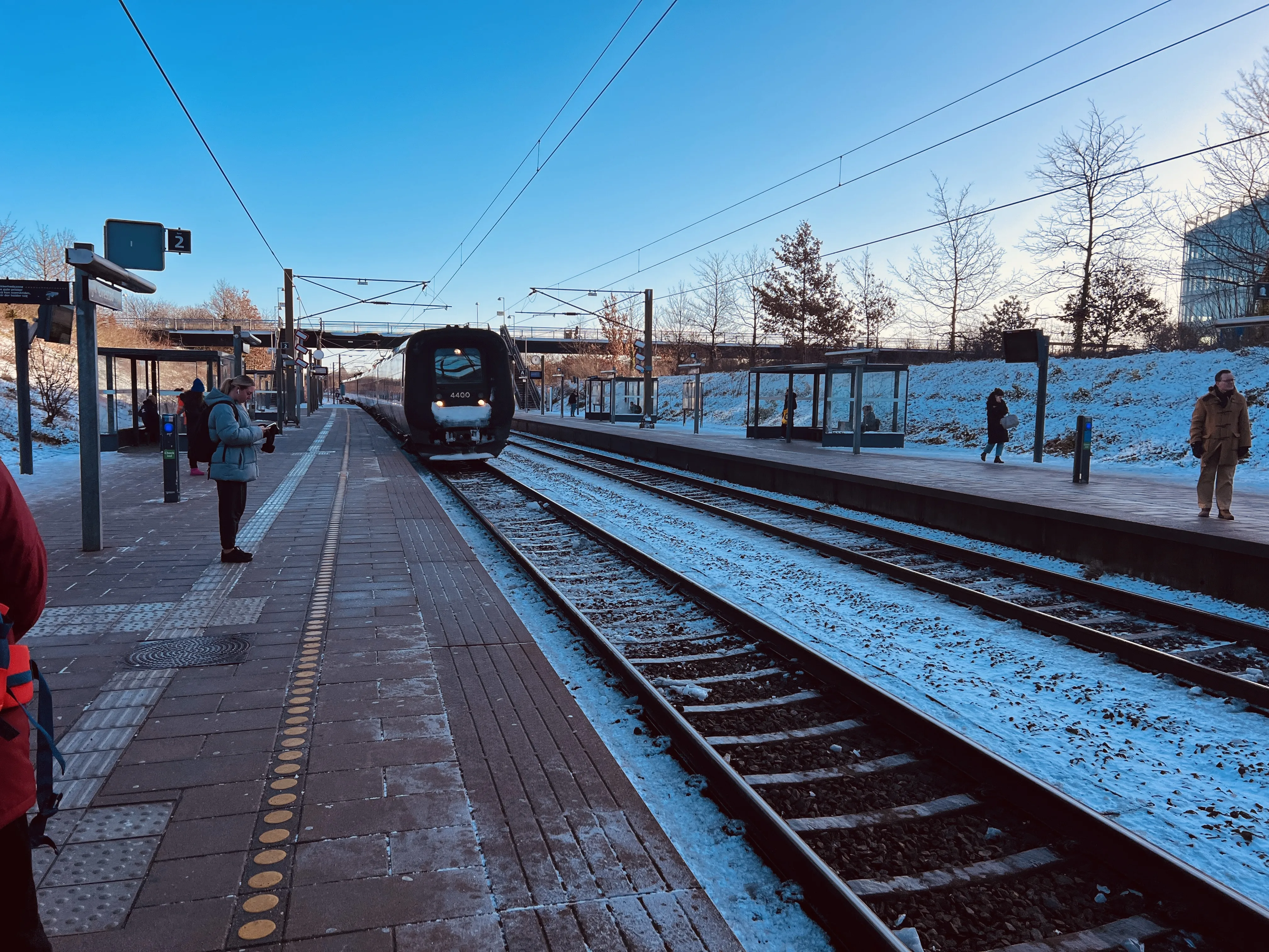 Billede af DSB ET 4400 fotograferet ud for Ørestad Trinbræt.