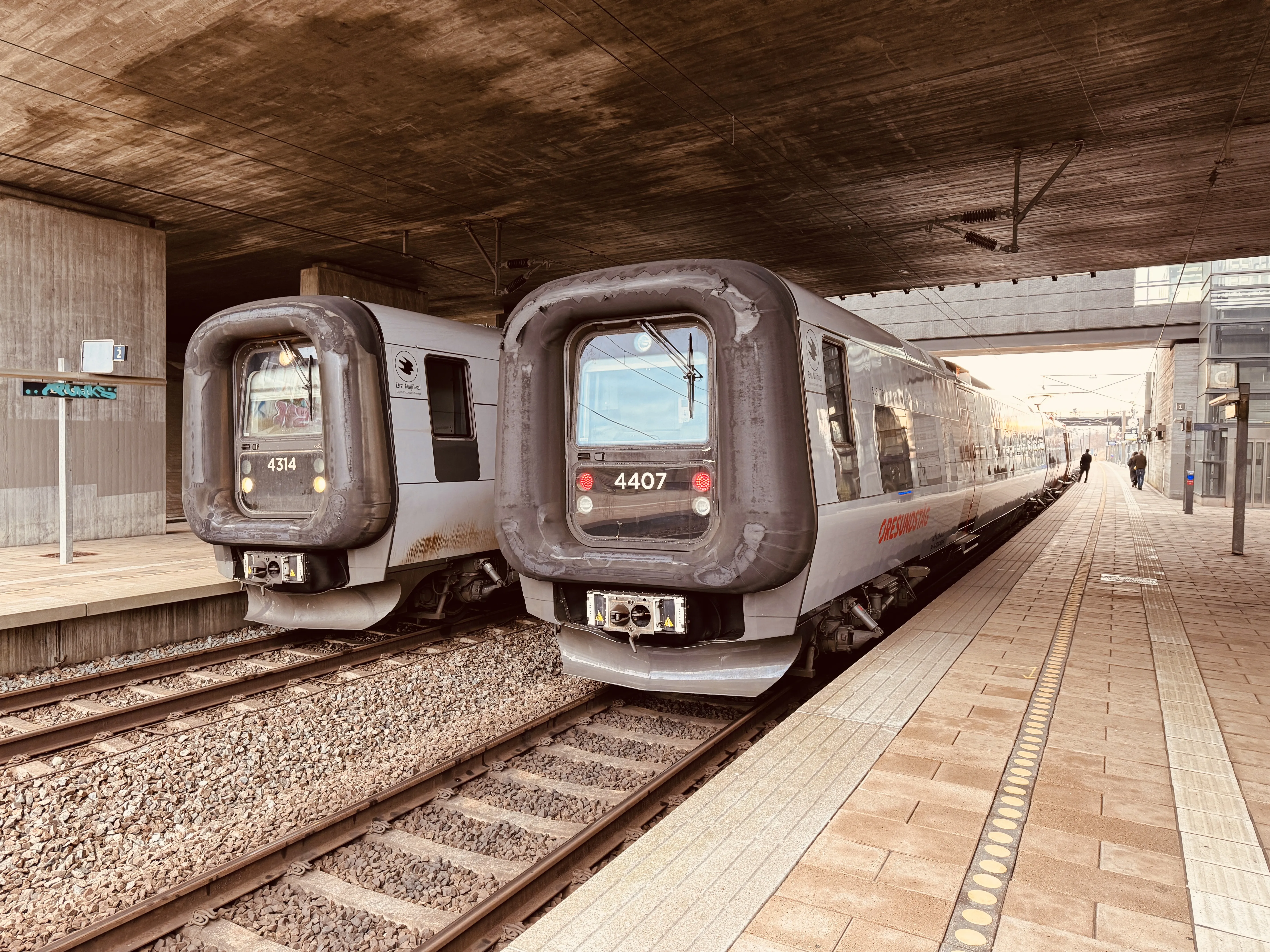 Billede af DSB ET 4407 fotograferet ud for Ørestad Trinbræt.