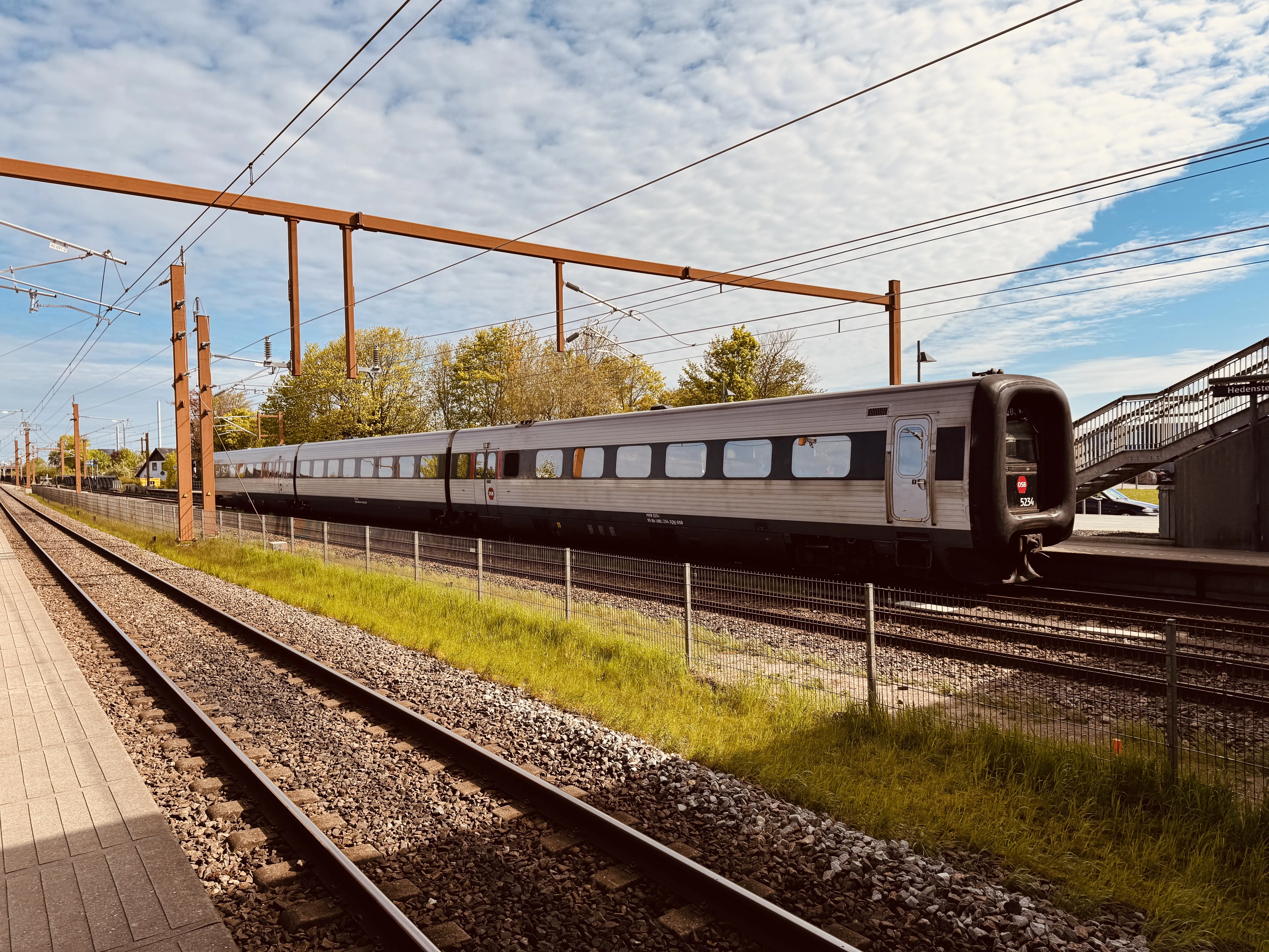 Billede af DSB MF 5034 fotograferet ud for Hedensted Trinbræt.