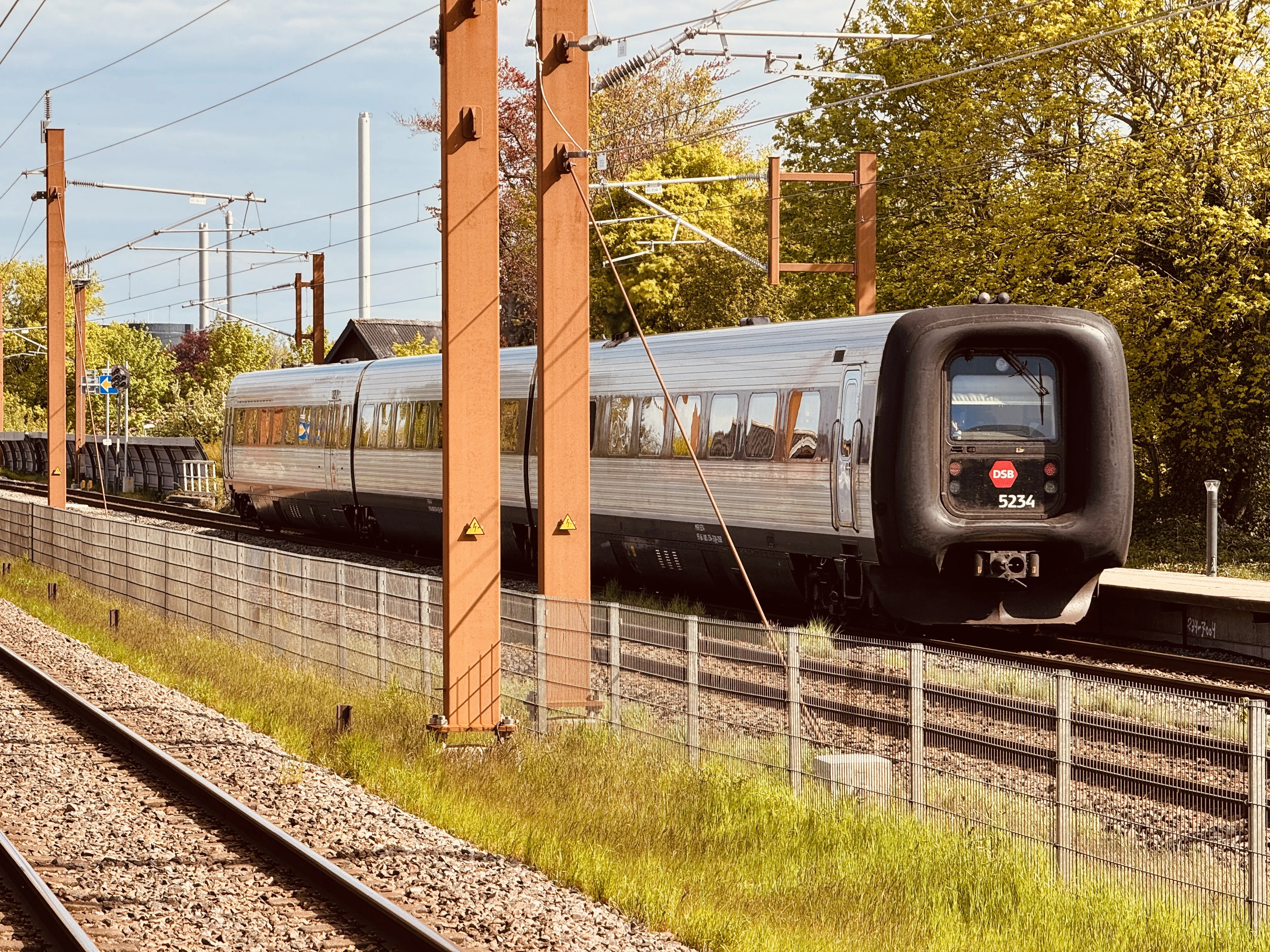 Billede af DSB MF 5034 fotograferet ud for Hedensted Trinbræt.