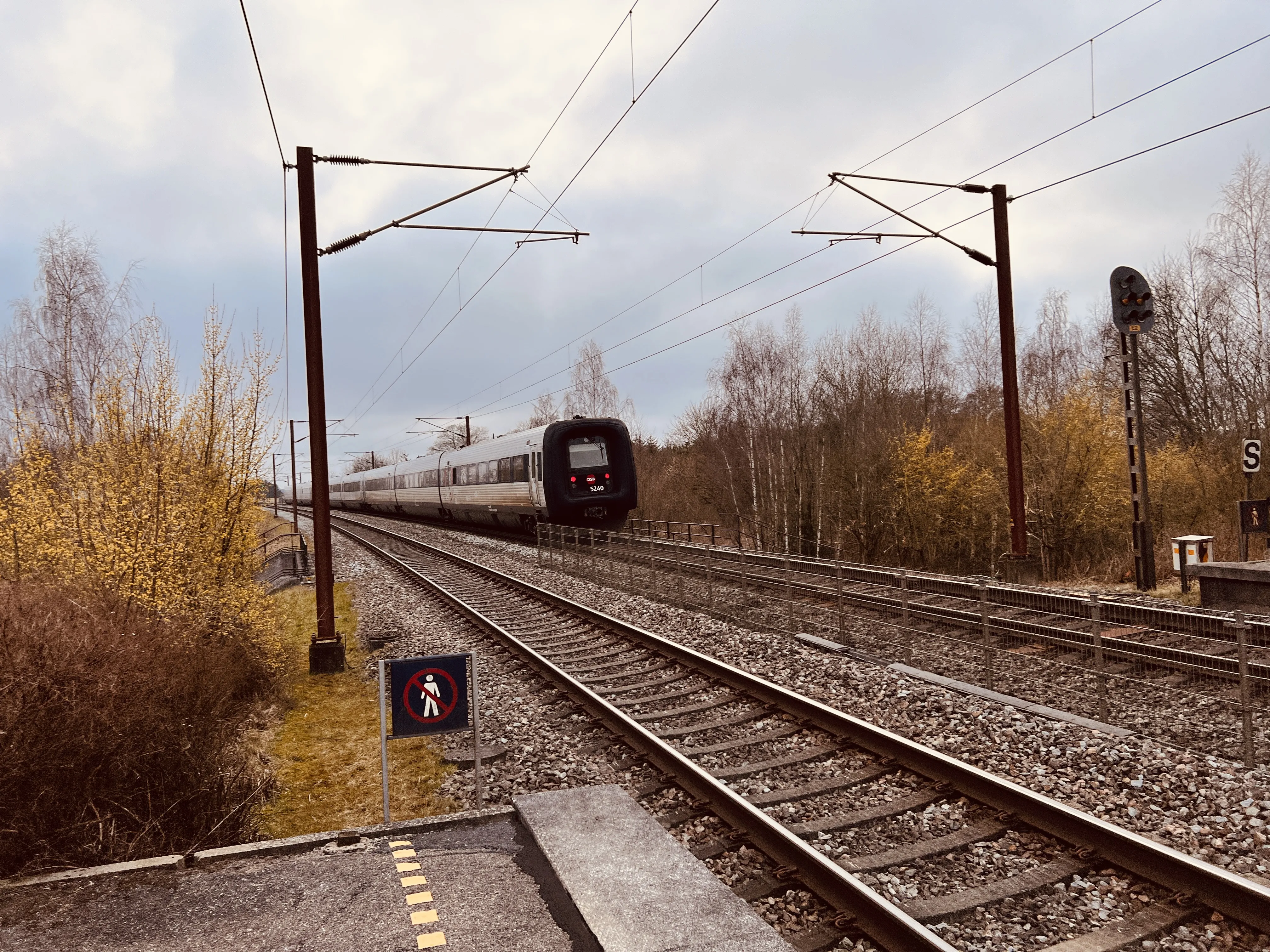 Billede af DSB MF 5040 fotograferet ud for Holmstrup Trinbræt.