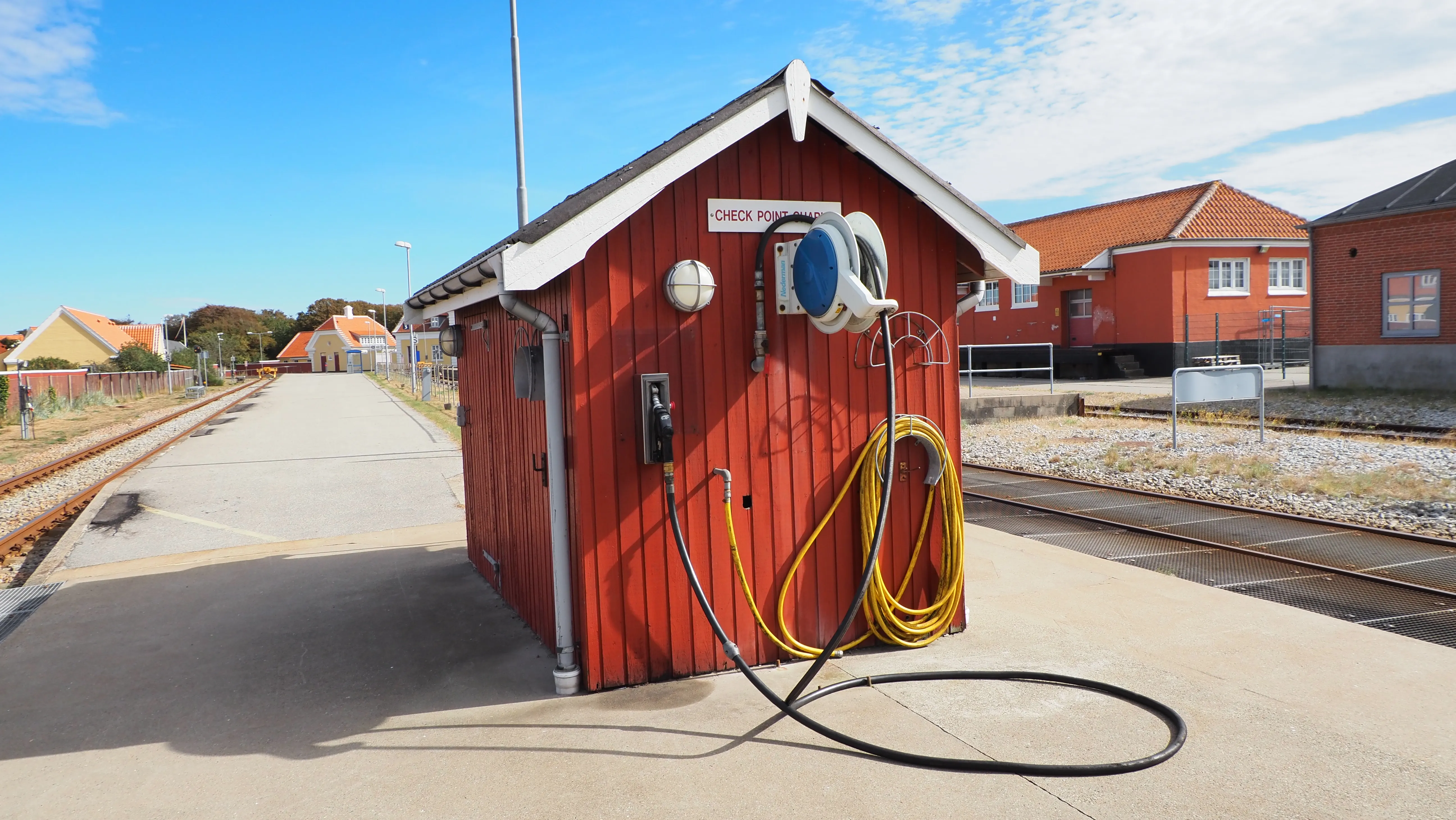 Billede af Skagen Station diesel påfyllings hus
