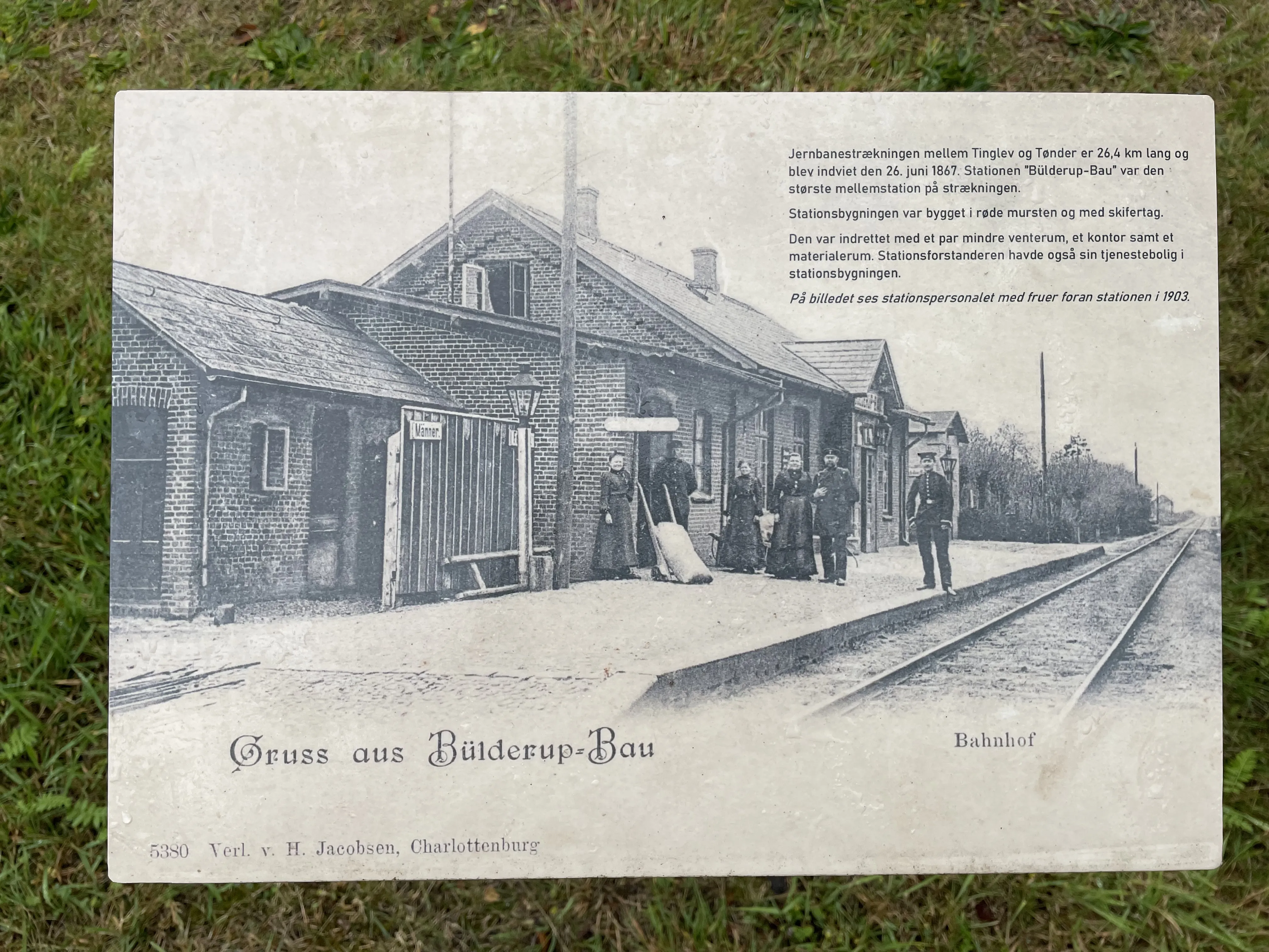 Billede af Bylderup-Bov Station fra gamle dager