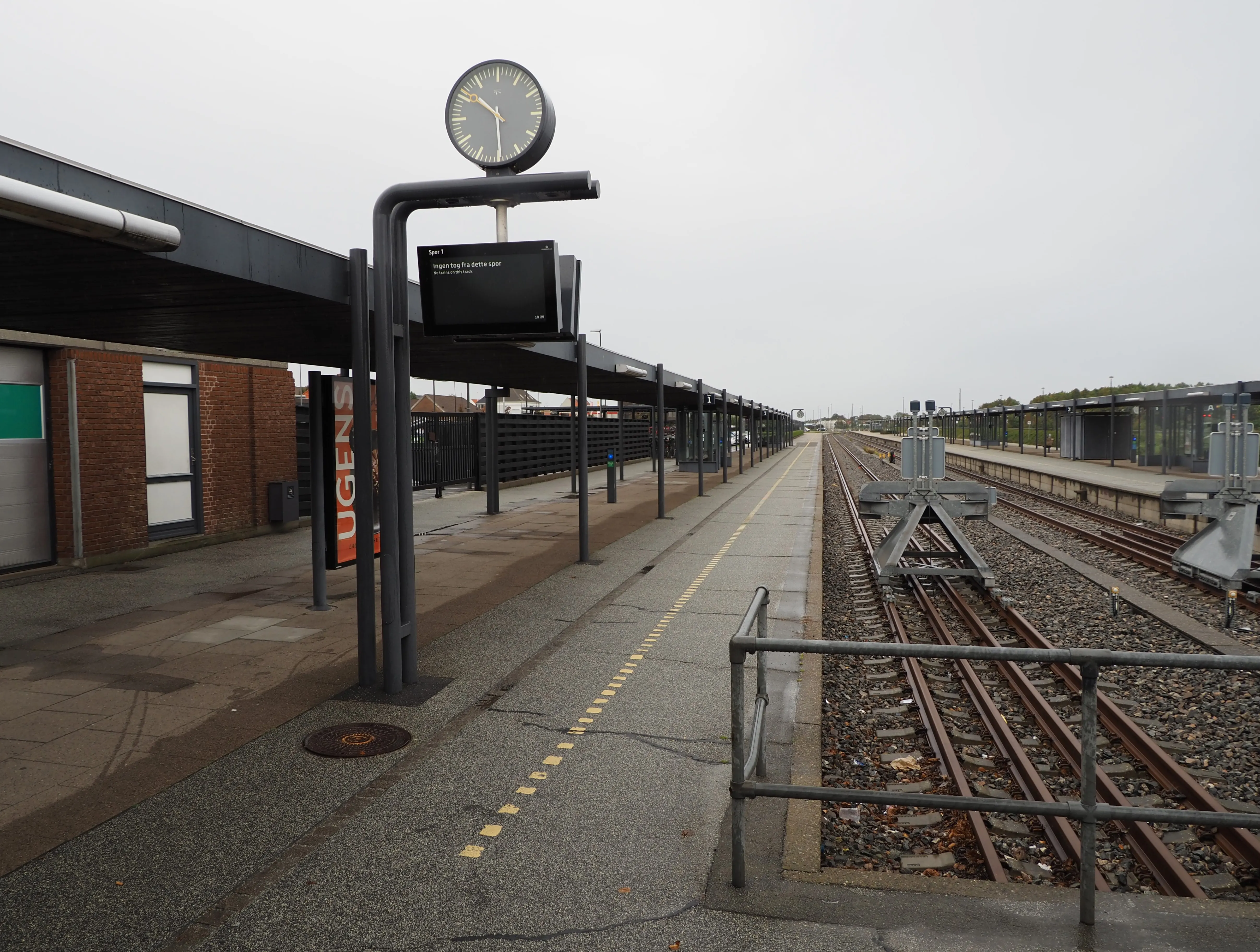 Billede af Frederikshavn Station, spor 1