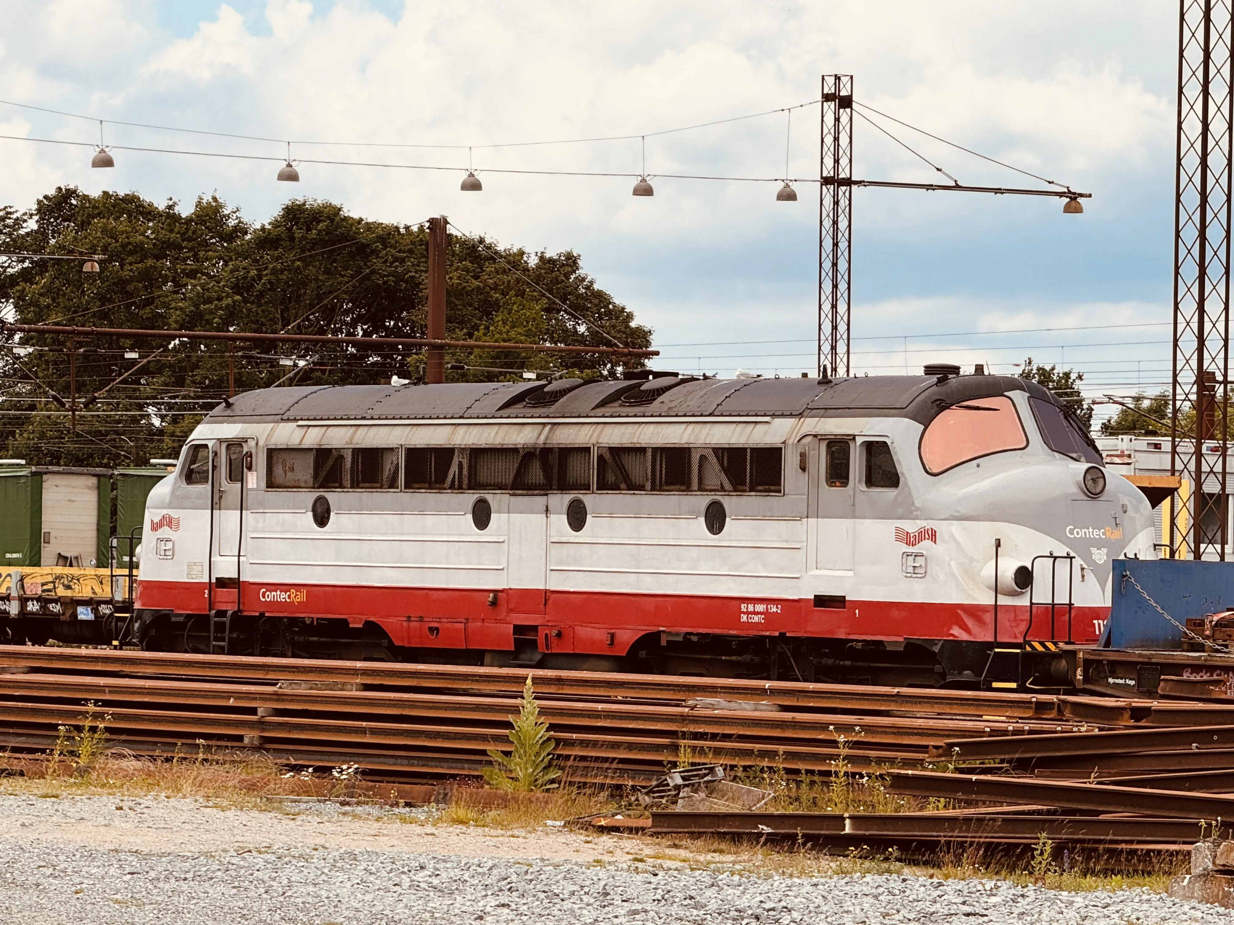 Billede af Contec MY 1134, tidligere DSB MY 1134 fotograferet ud for Ringsted Station.