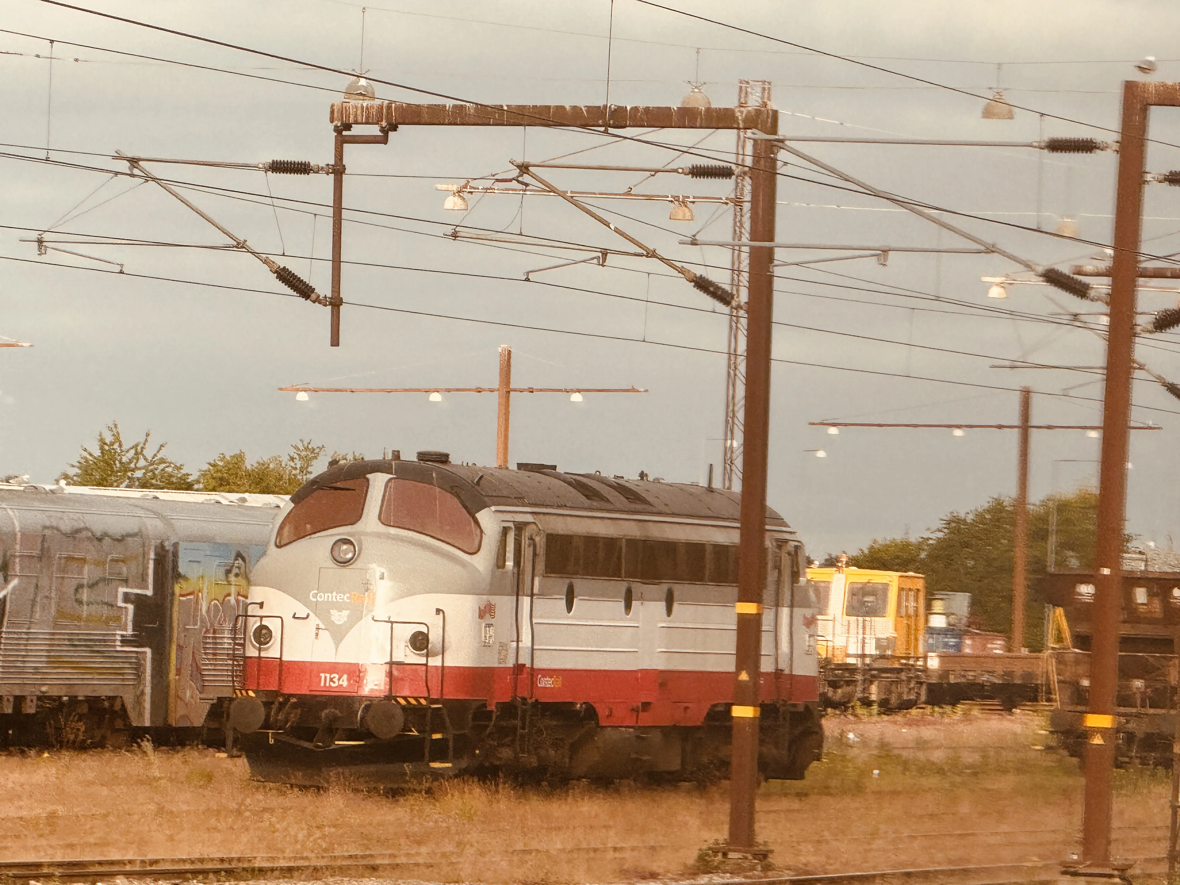 Billede af Contec MY 1134, tidligere DSB MY 1134 fotograferet ud for Ringsted Station.