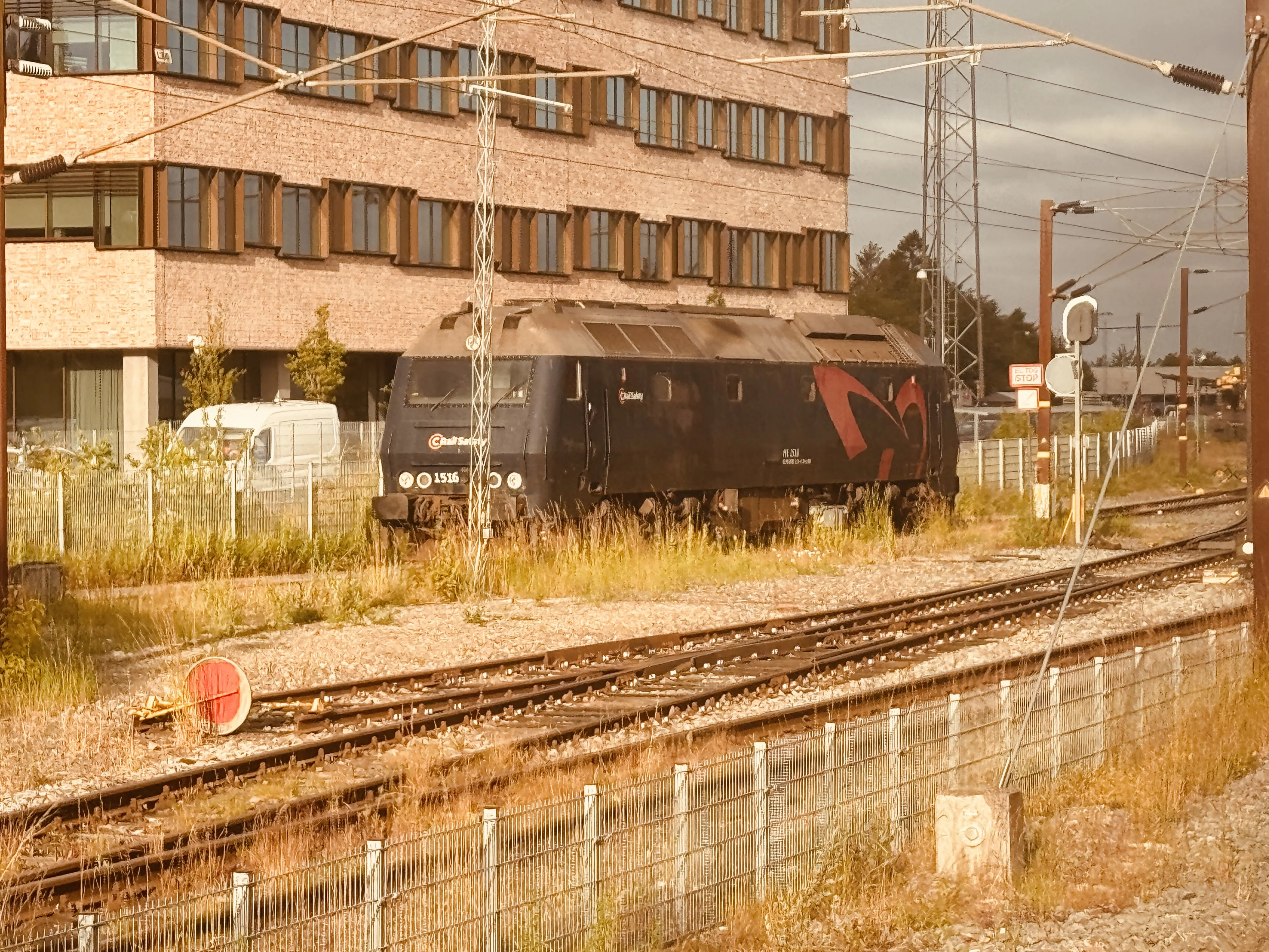 Billede af CRSA 1516, tidligere DSB ME 1516 fotograferet ud for Ringsted Station.