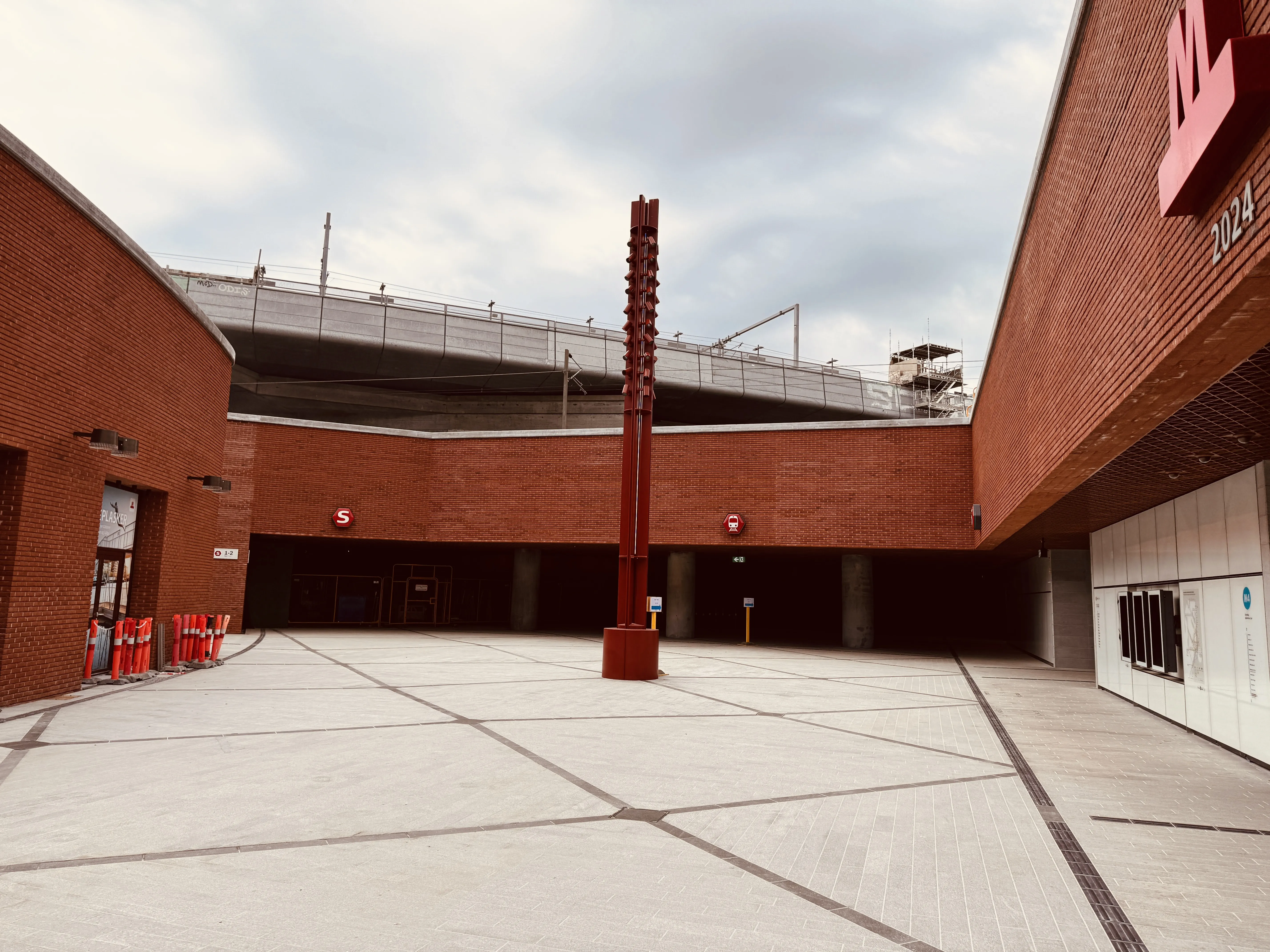 Billede af København Syd Metrostation.