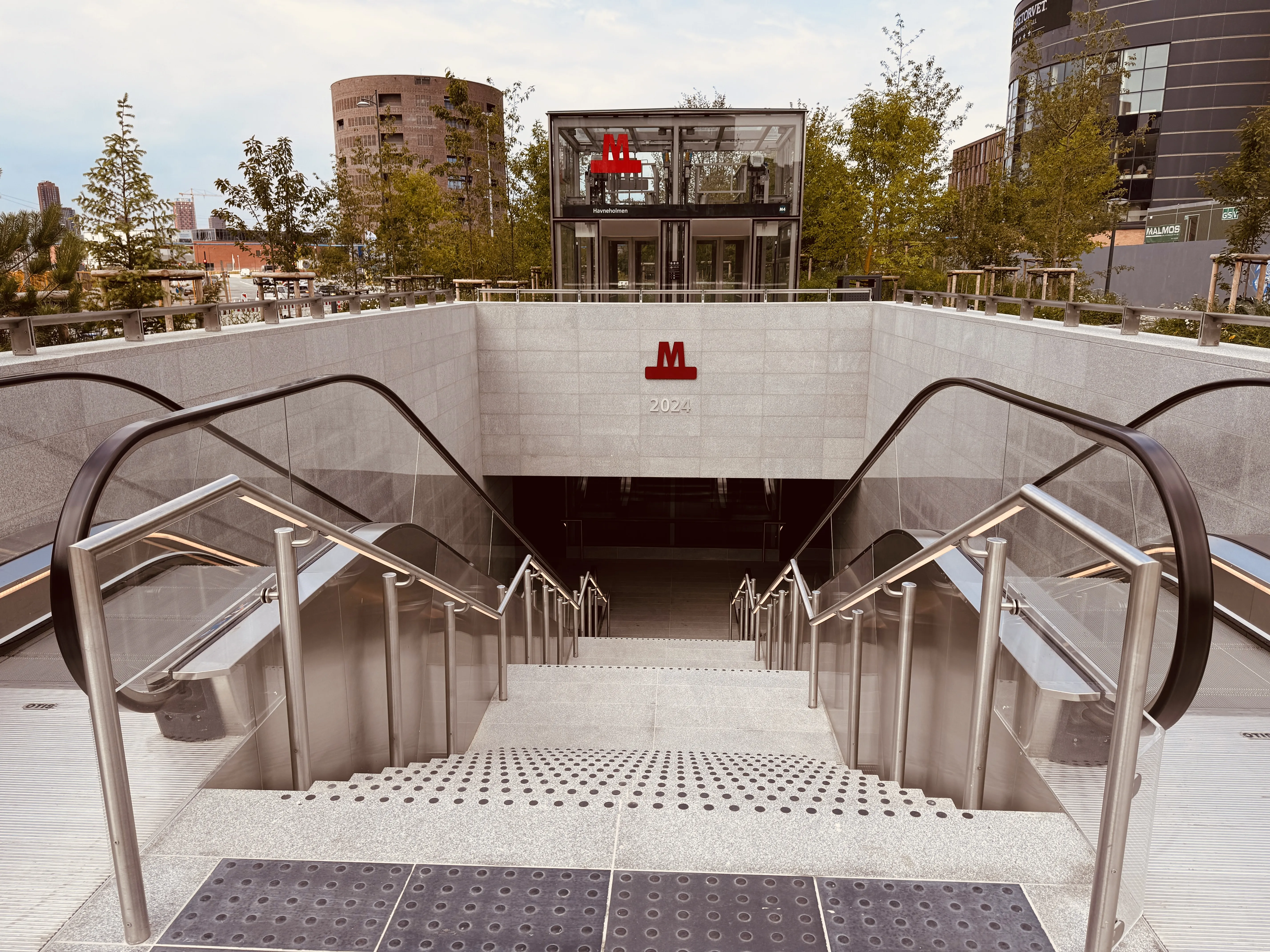 Billede af Havneholmen Metrostation.