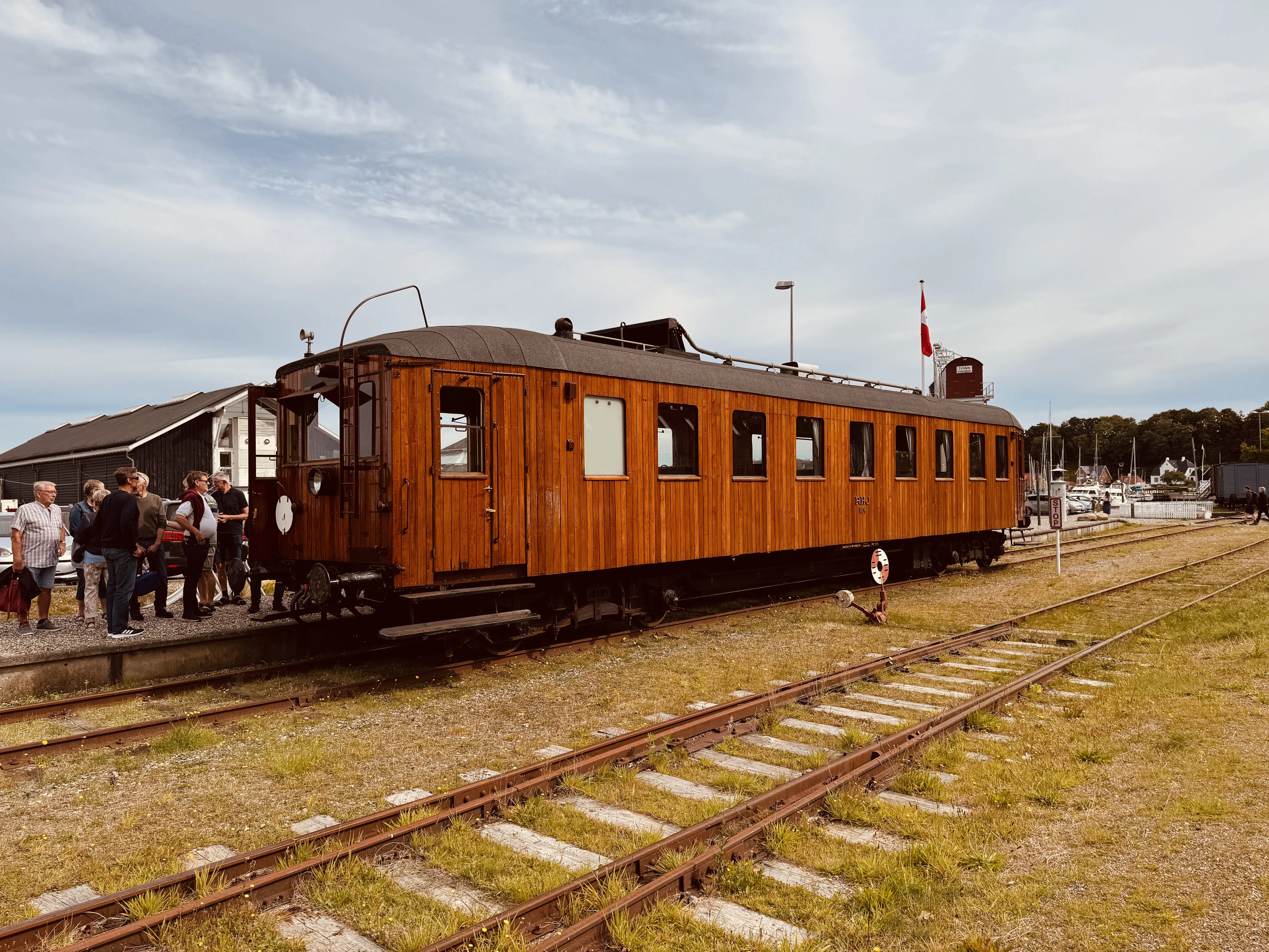 Billede fra ELRO Dagen og veterankørsel i Mariager med "Hadsund Peter".