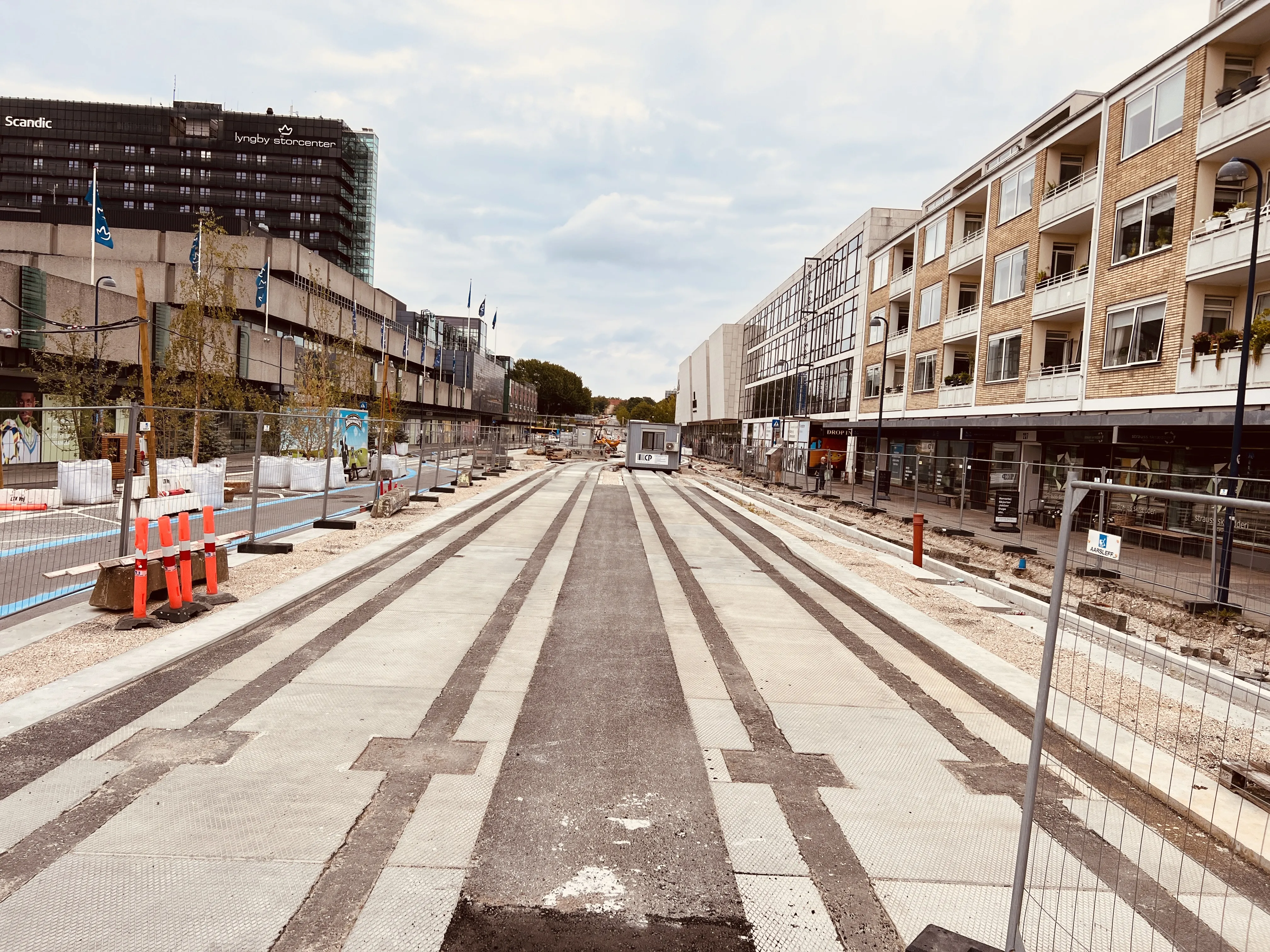 Billede af Lyngby Centrum Letbanestation.