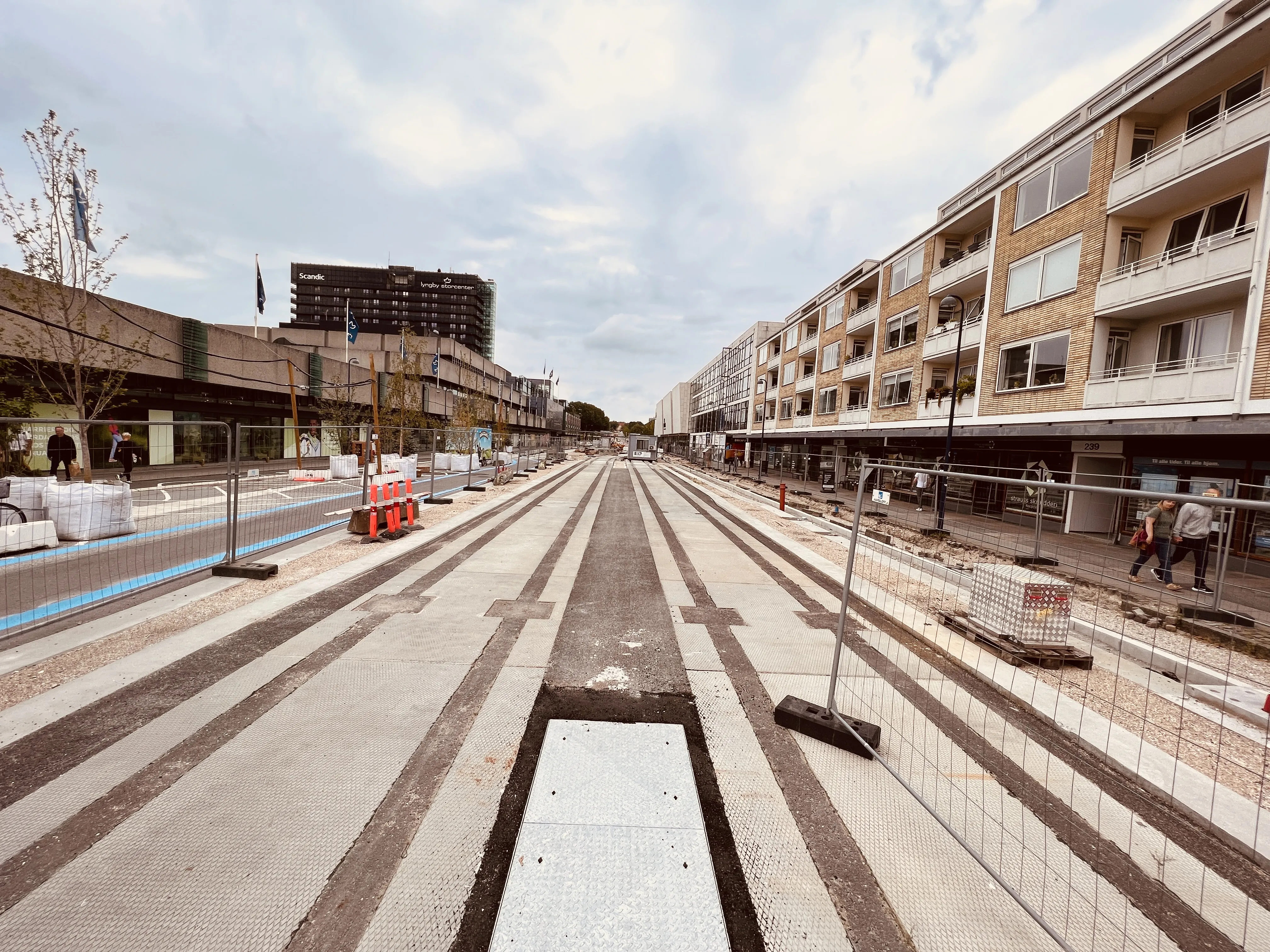 Billede af Lyngby Centrum Letbanestation.