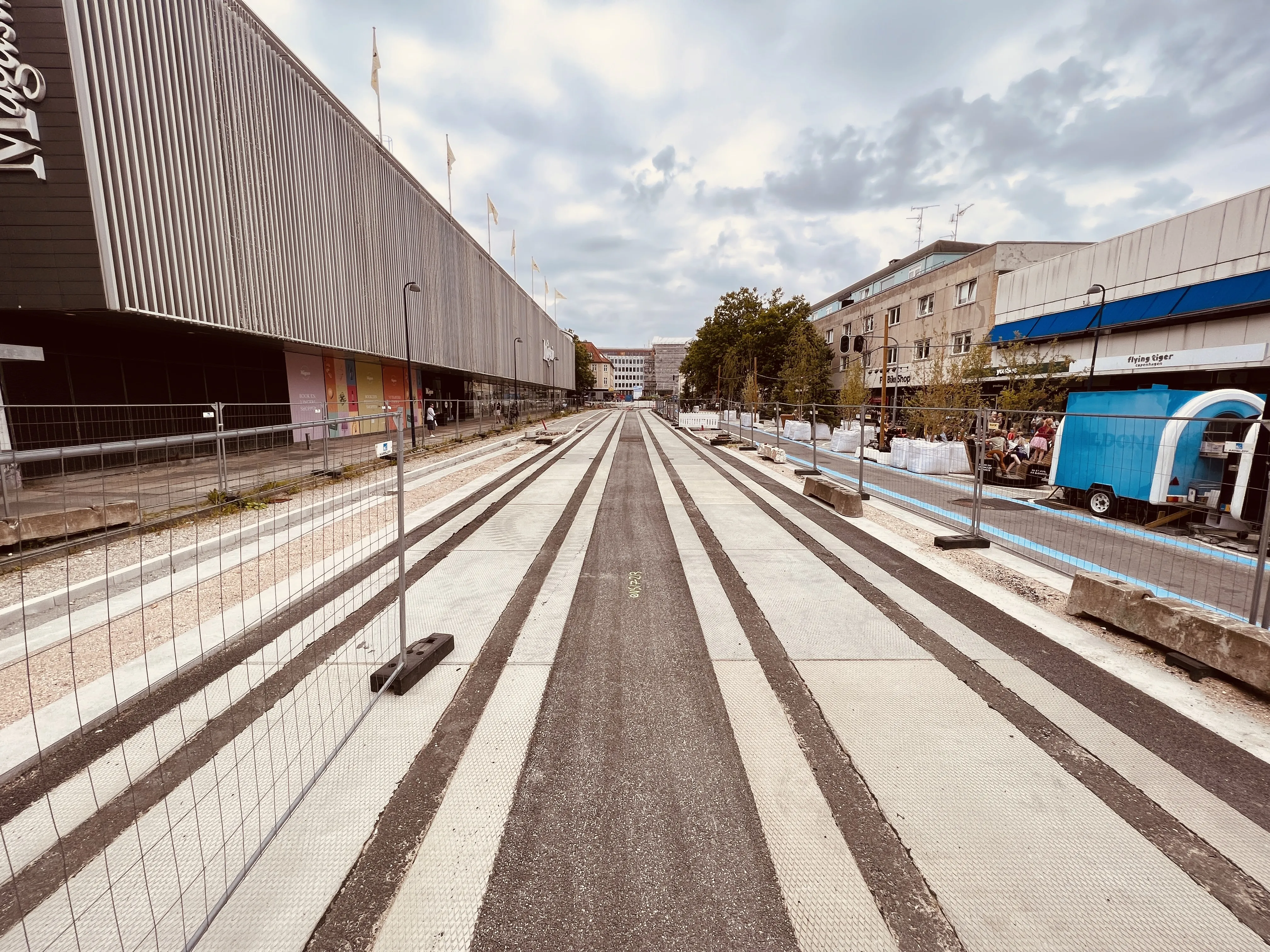 Billede af Lyngby Centrum Letbanestation.