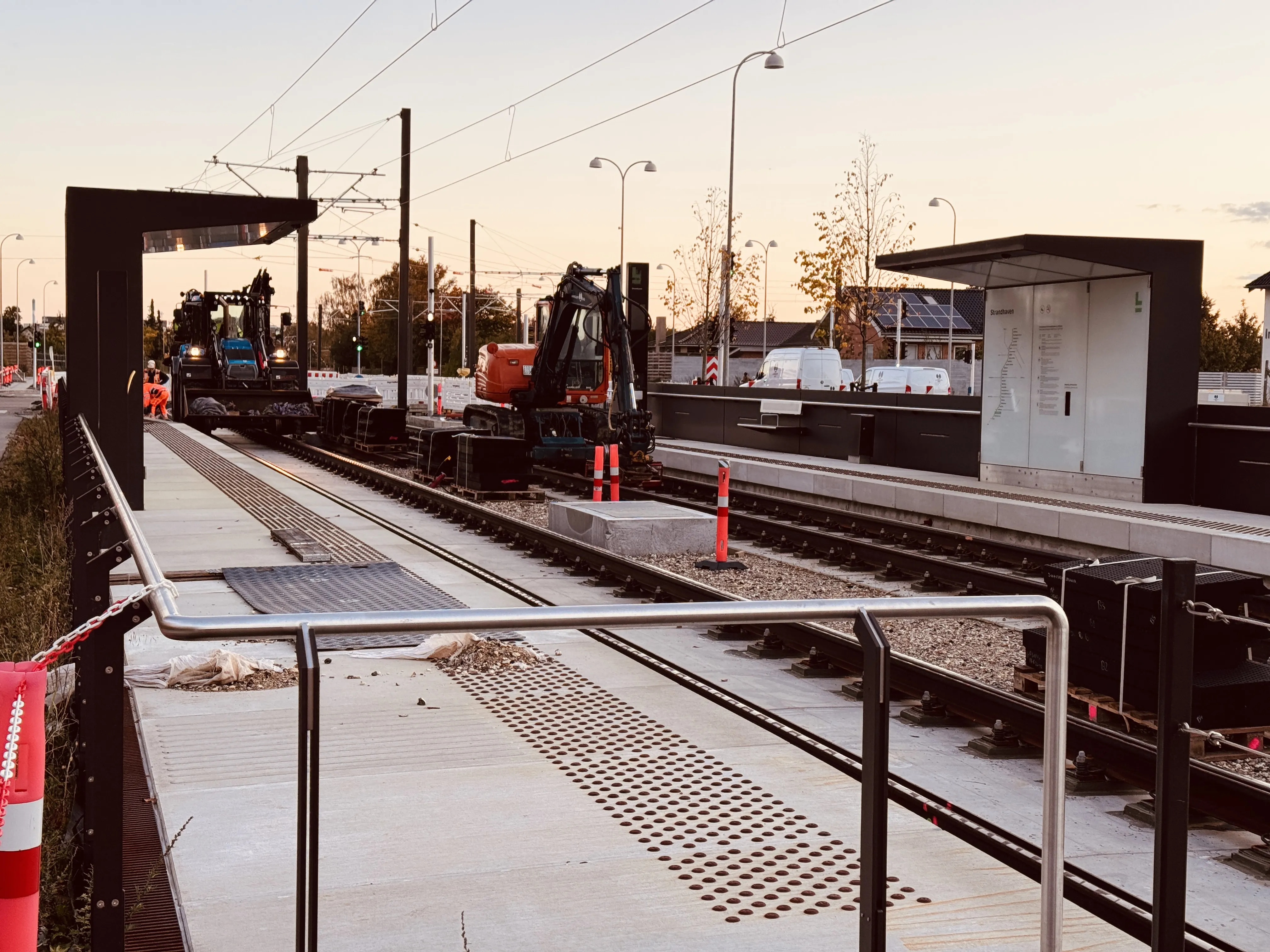 Billede af Strandhaven Letbanestation.