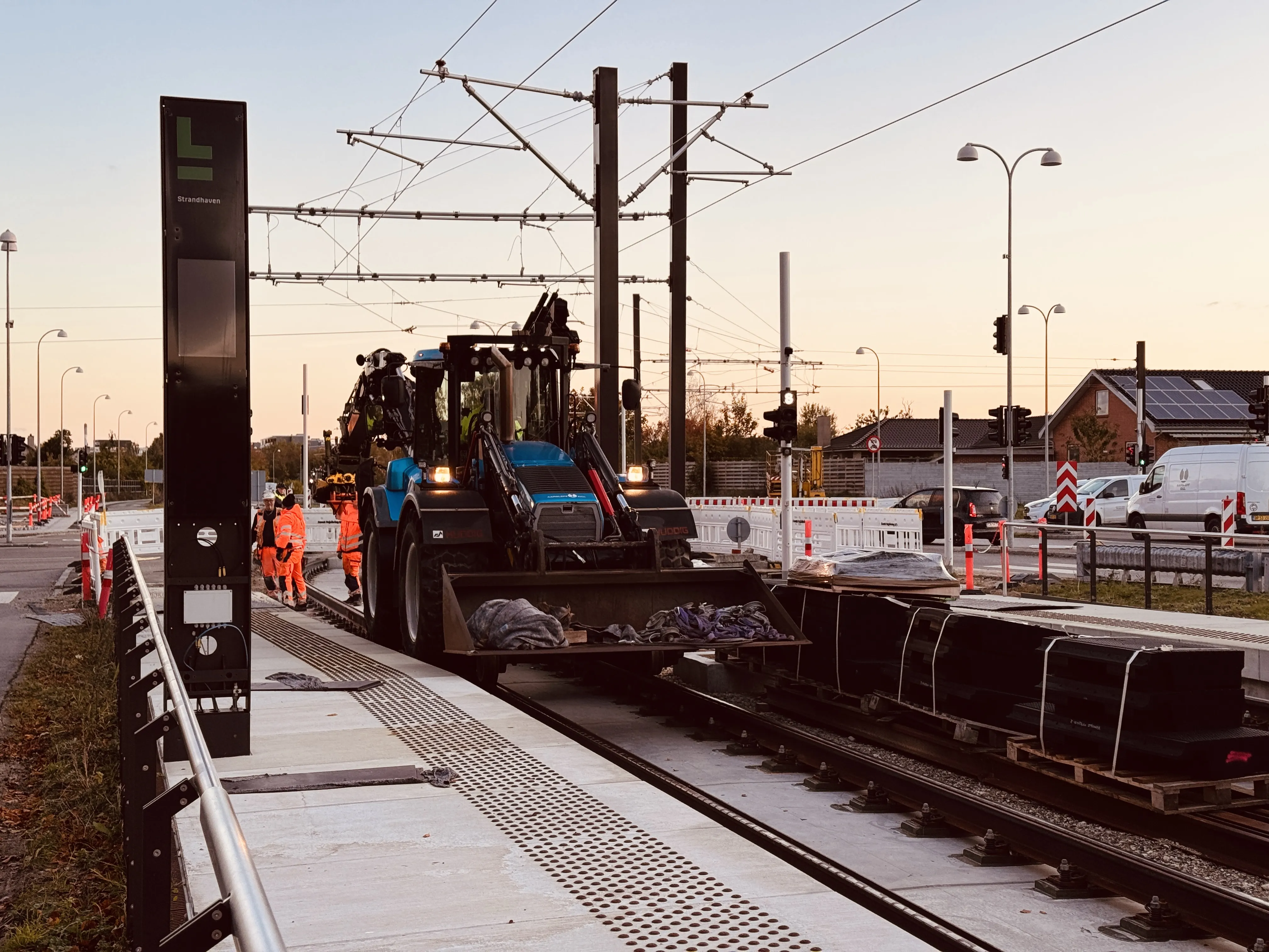 Billede af Strandhaven Letbanestation.