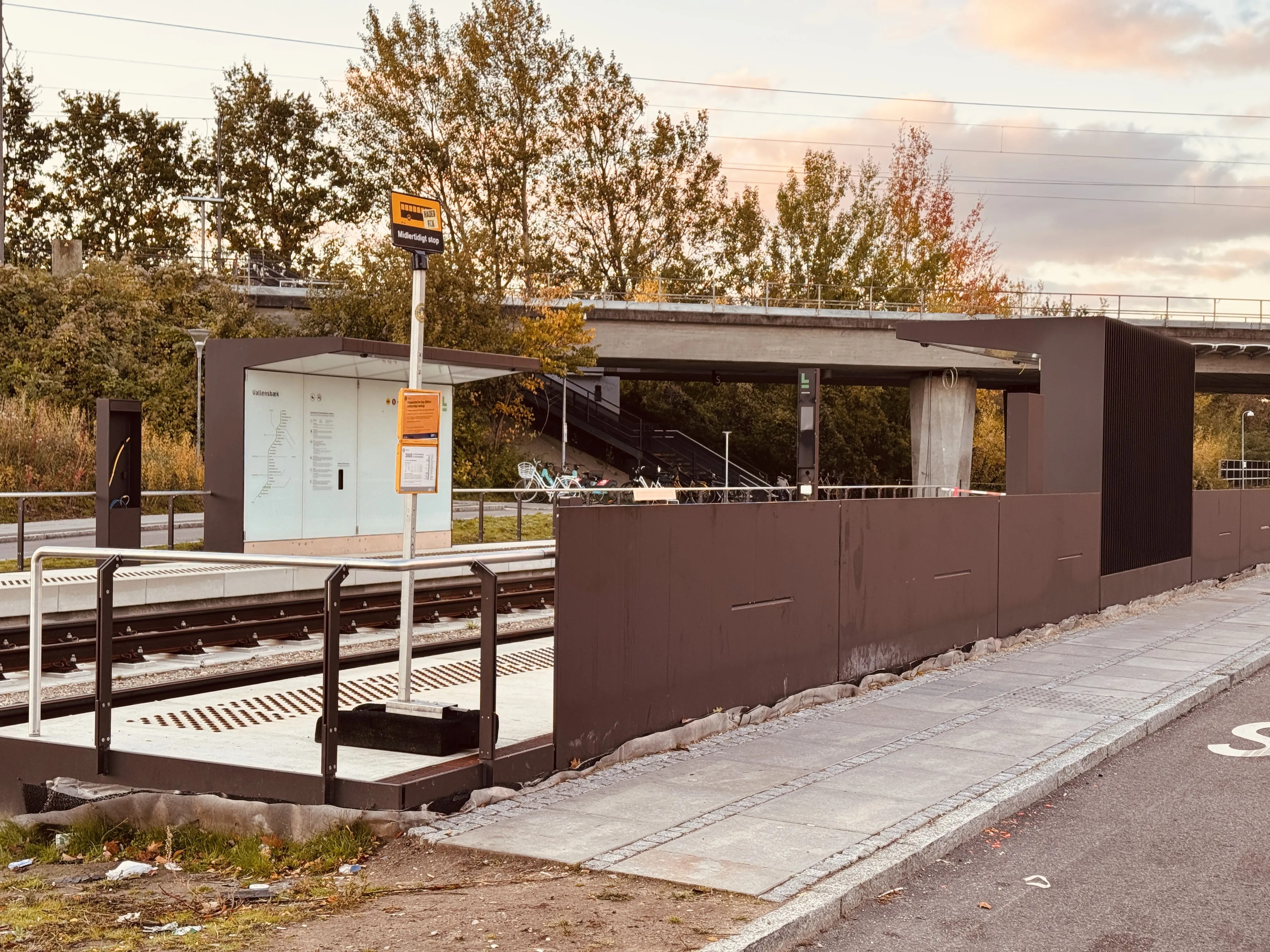 Billede af Vallensbæk Station Letbanestation.