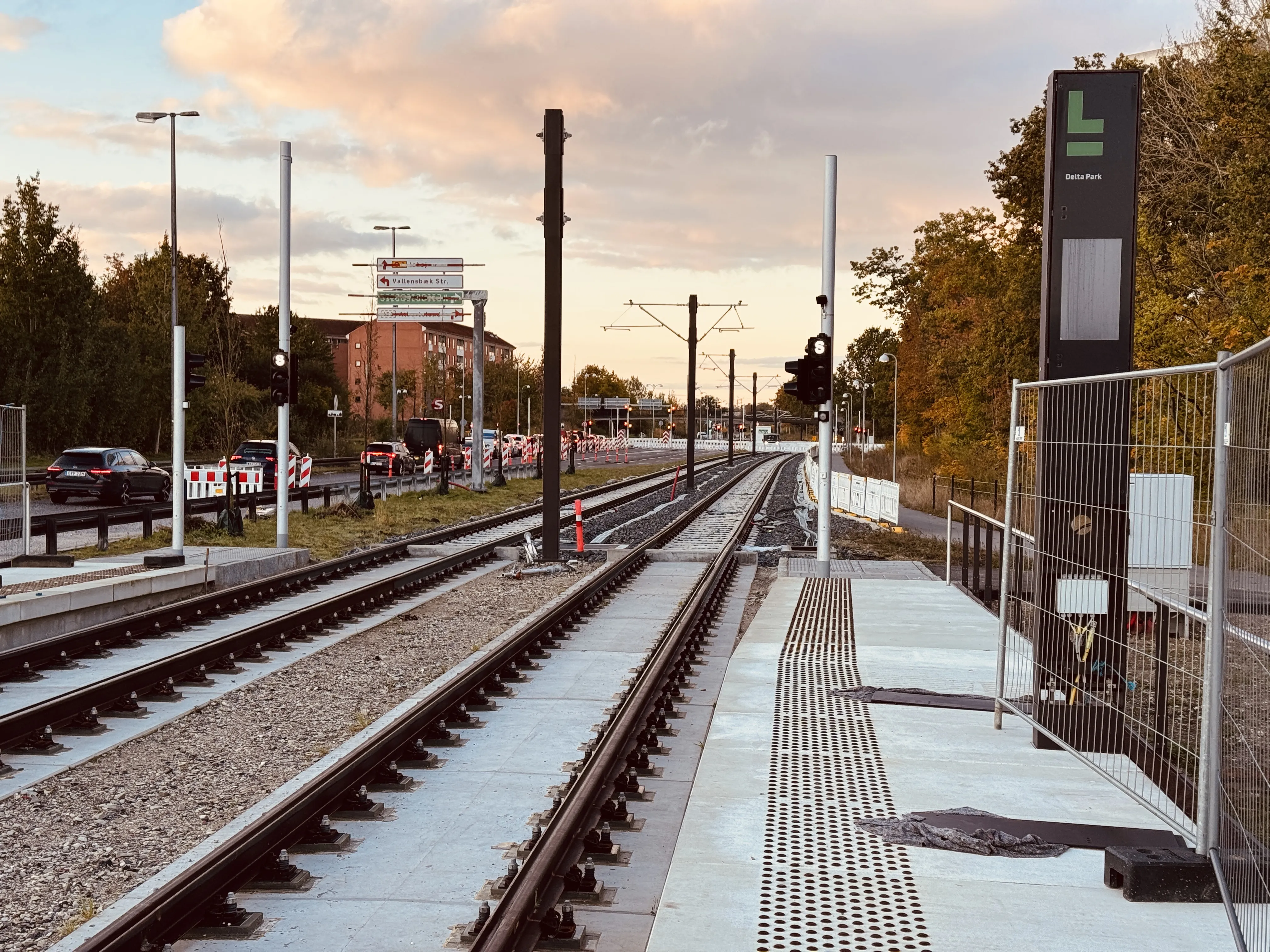 Billede af Delta Park Letbanestation.