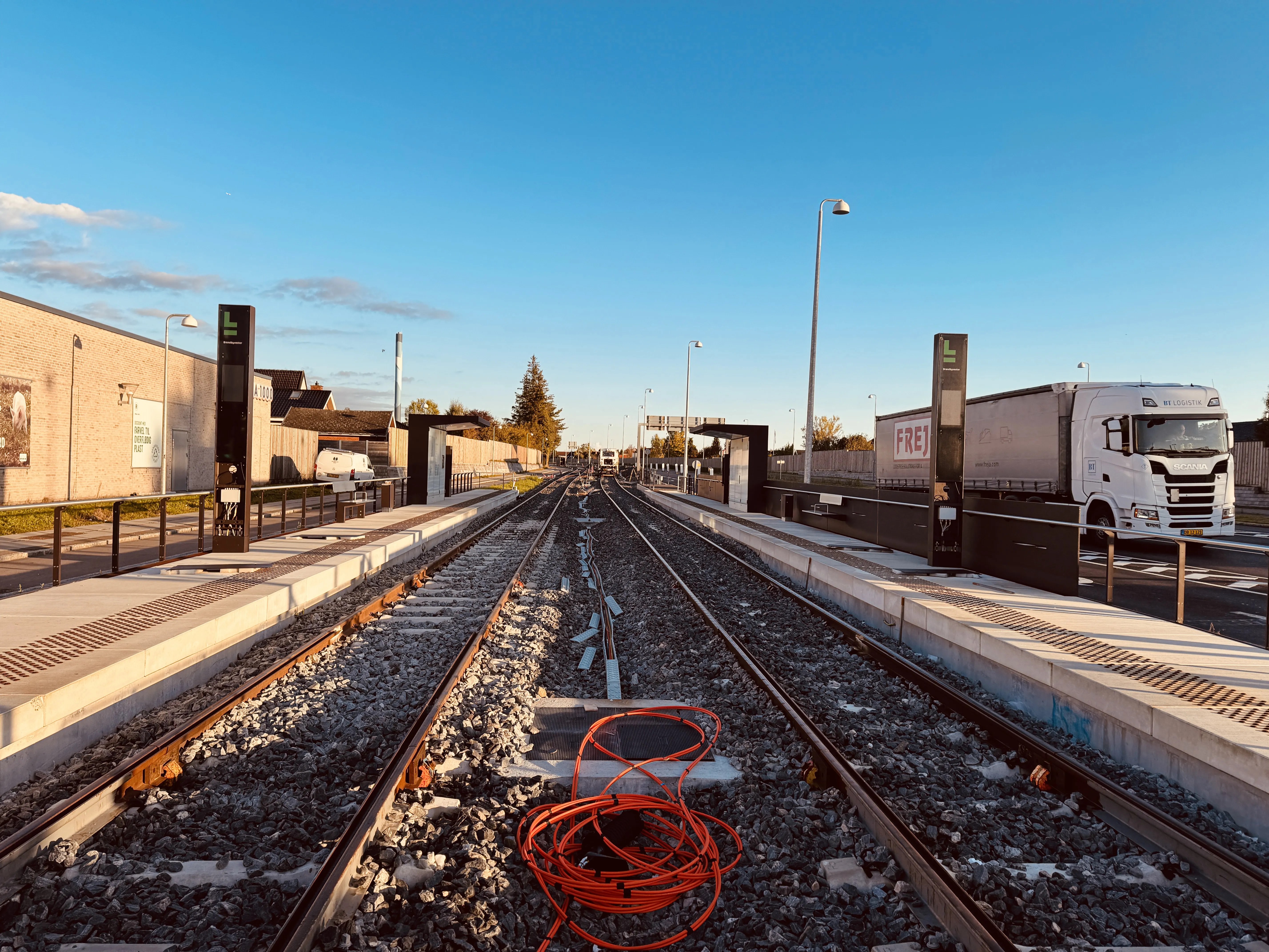 Billede af Brøndbyvester Letbanestation.