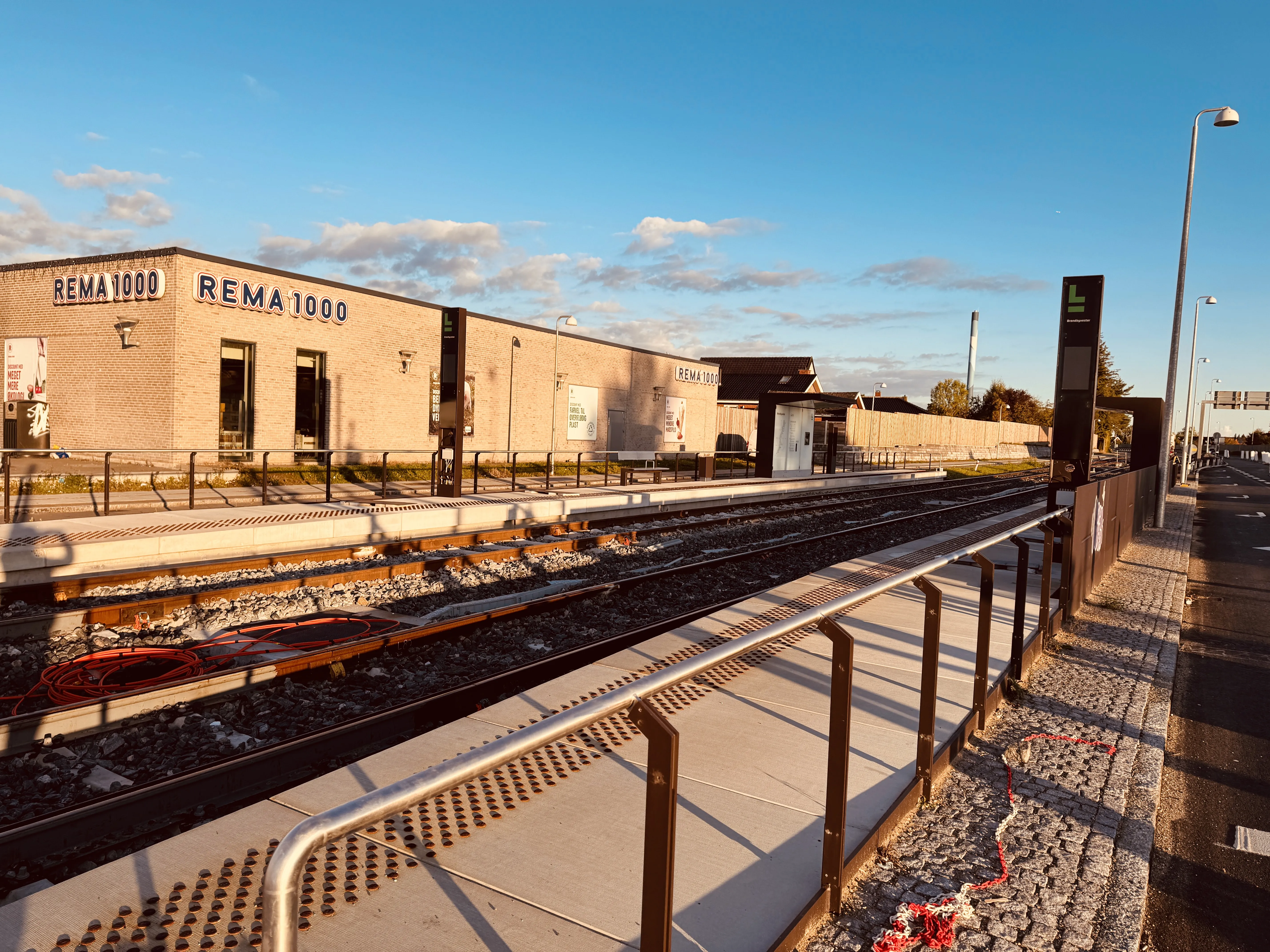 Billede af Brøndbyvester Letbanestation.