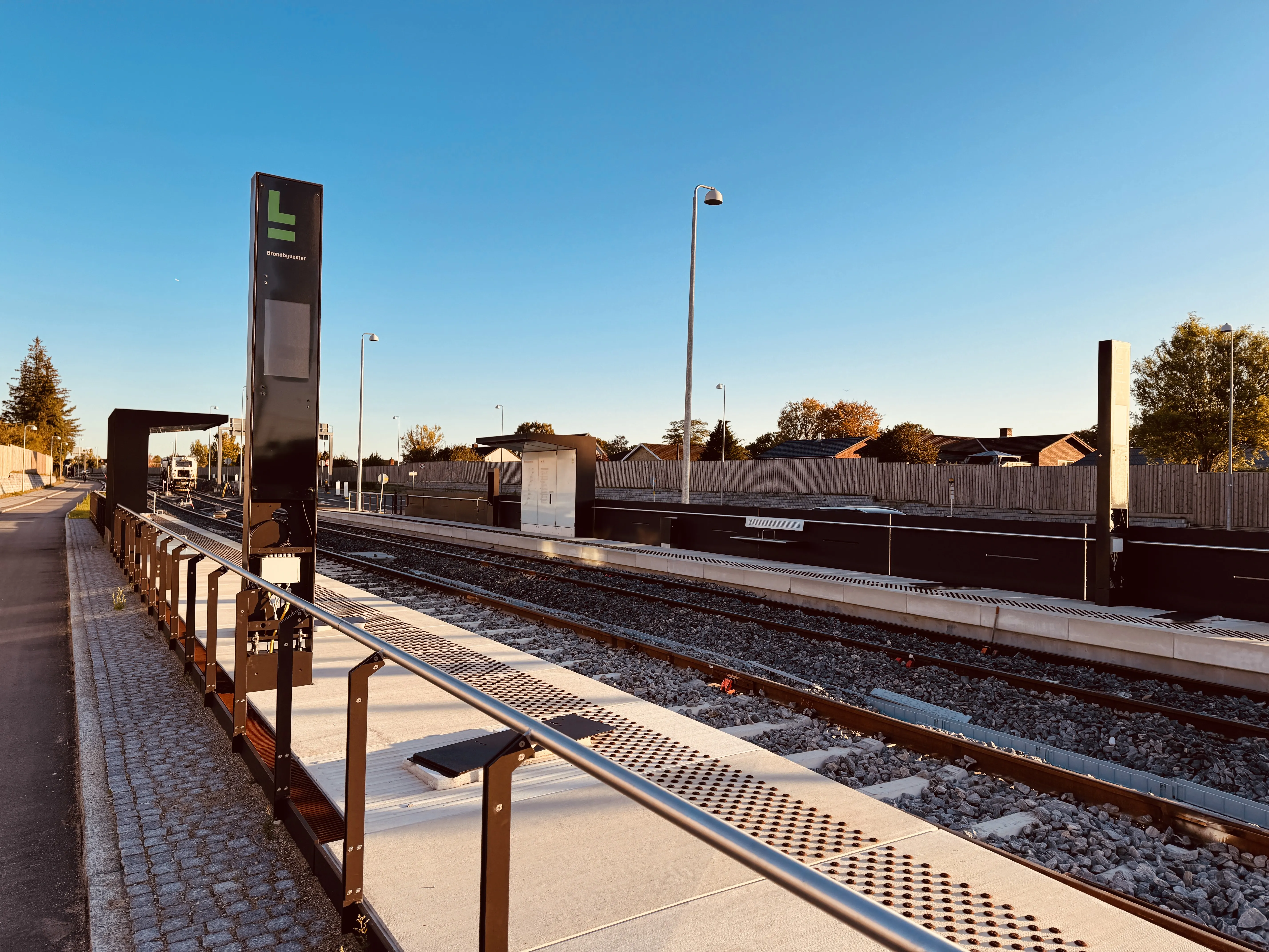 Billede af Brøndbyvester Letbanestation.