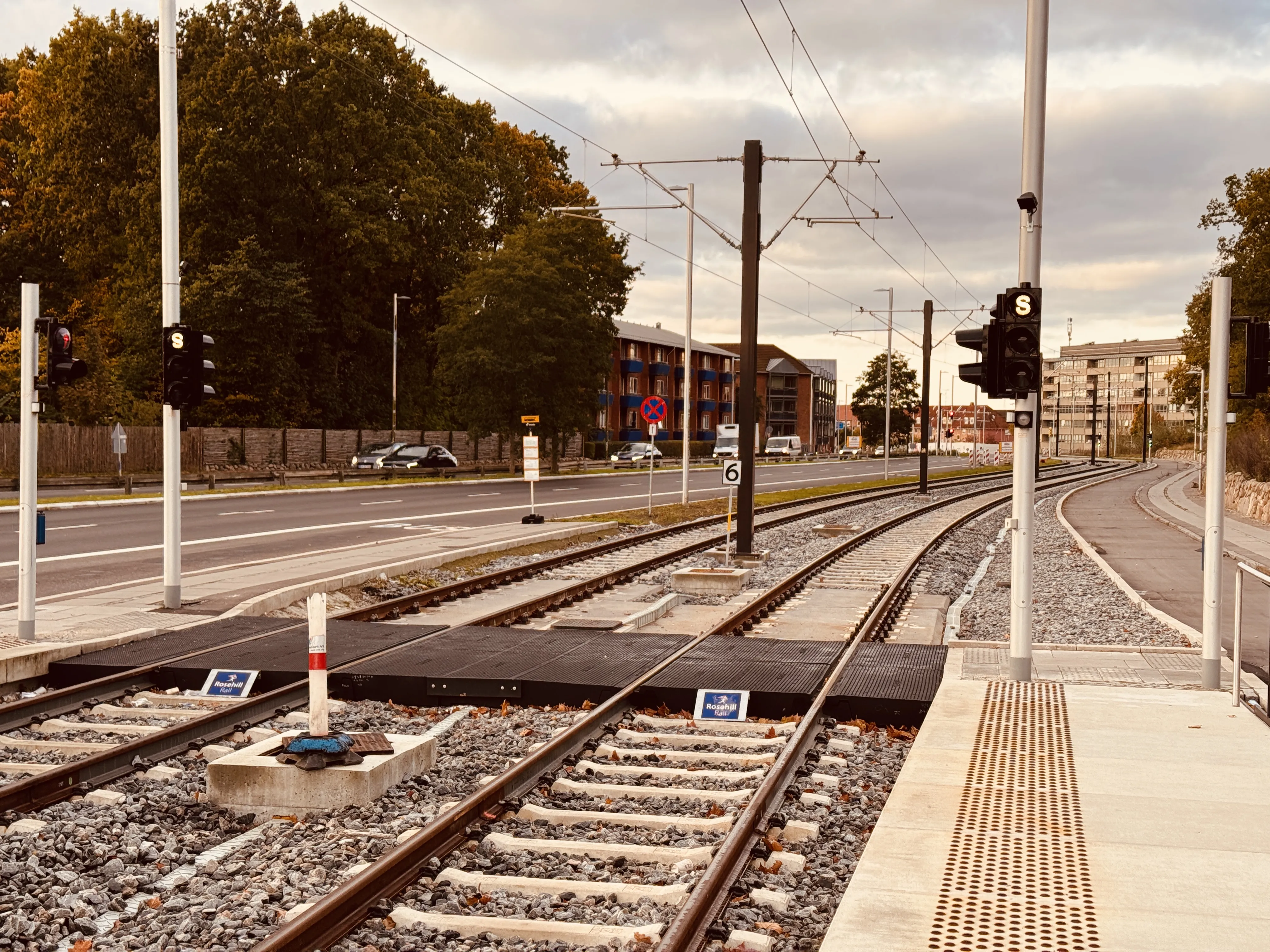 Billede af Glostrup Hospital Letbanestation.