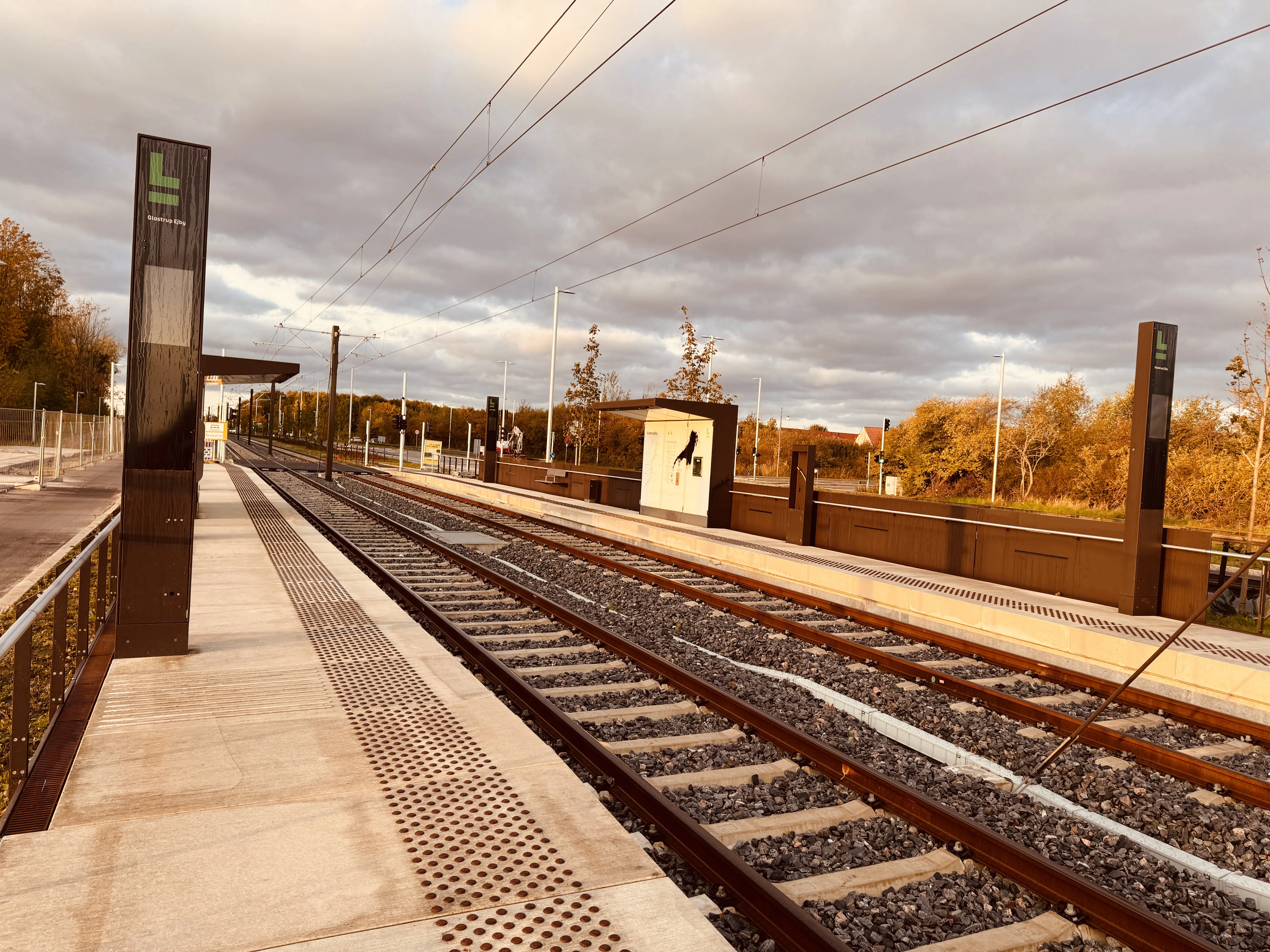 Billede af Glostrup Ejby Letbanestation.