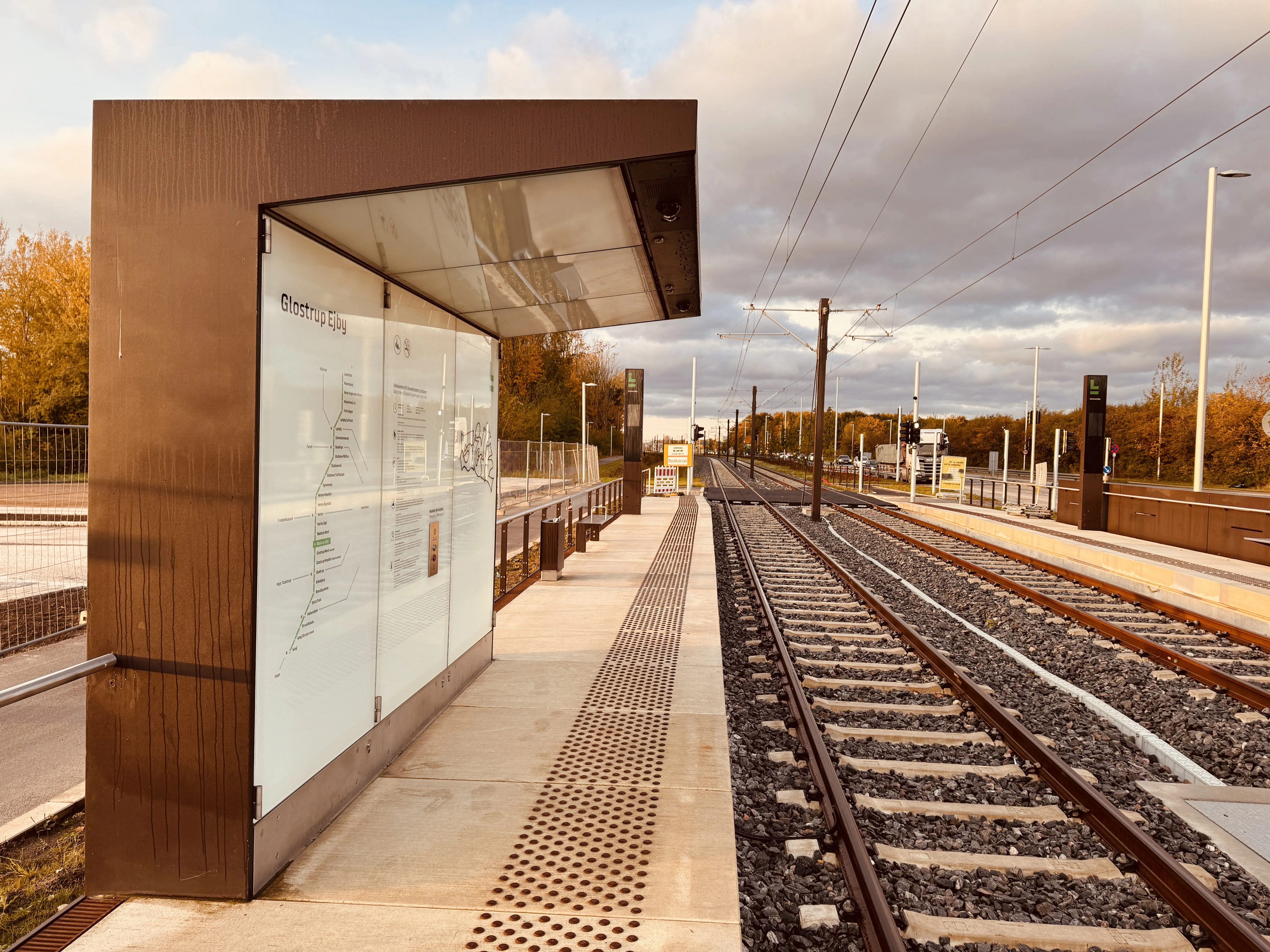 Billede af Glostrup Ejby Letbanestation.