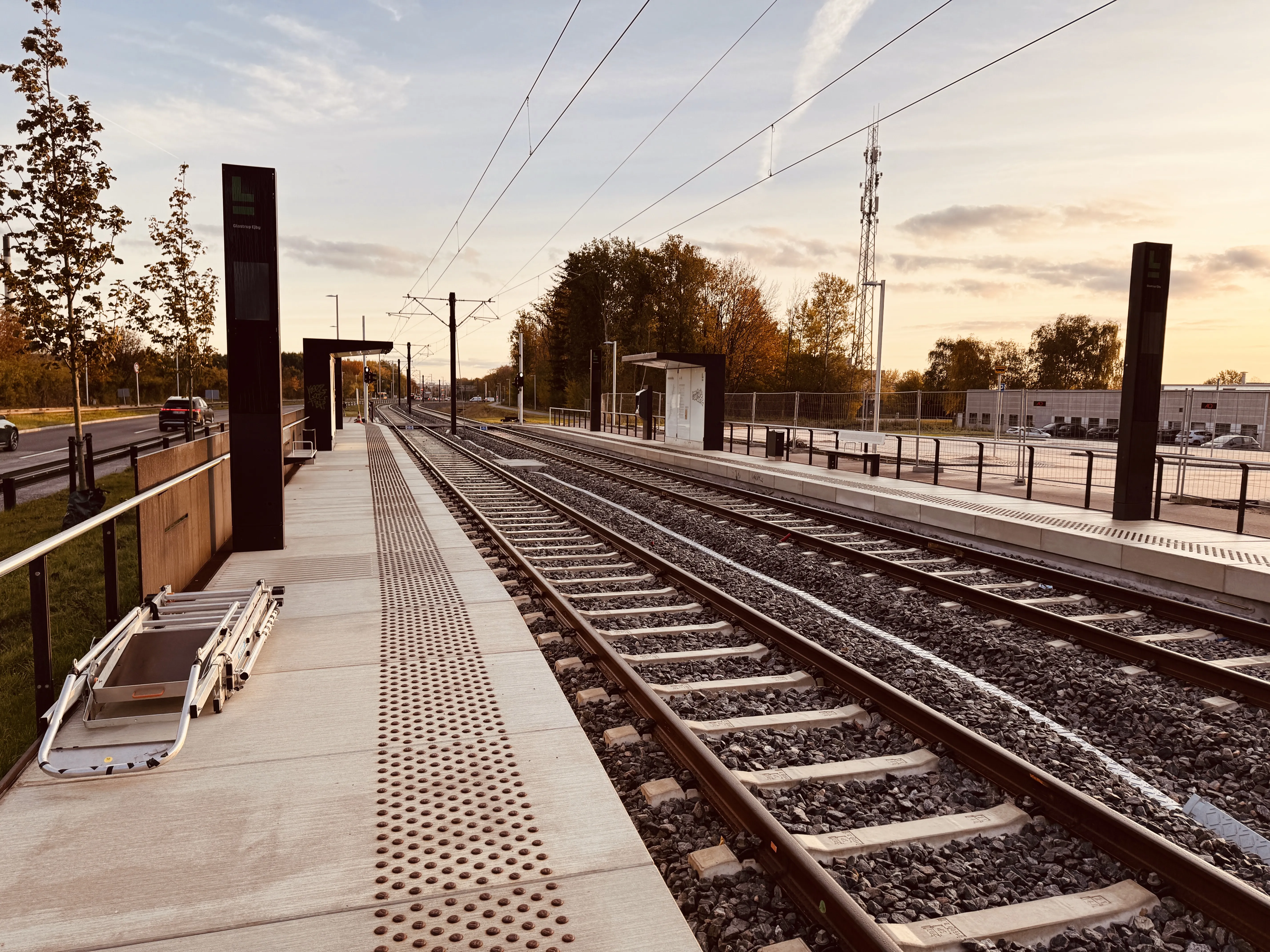 Billede af Glostrup Ejby Letbanestation.