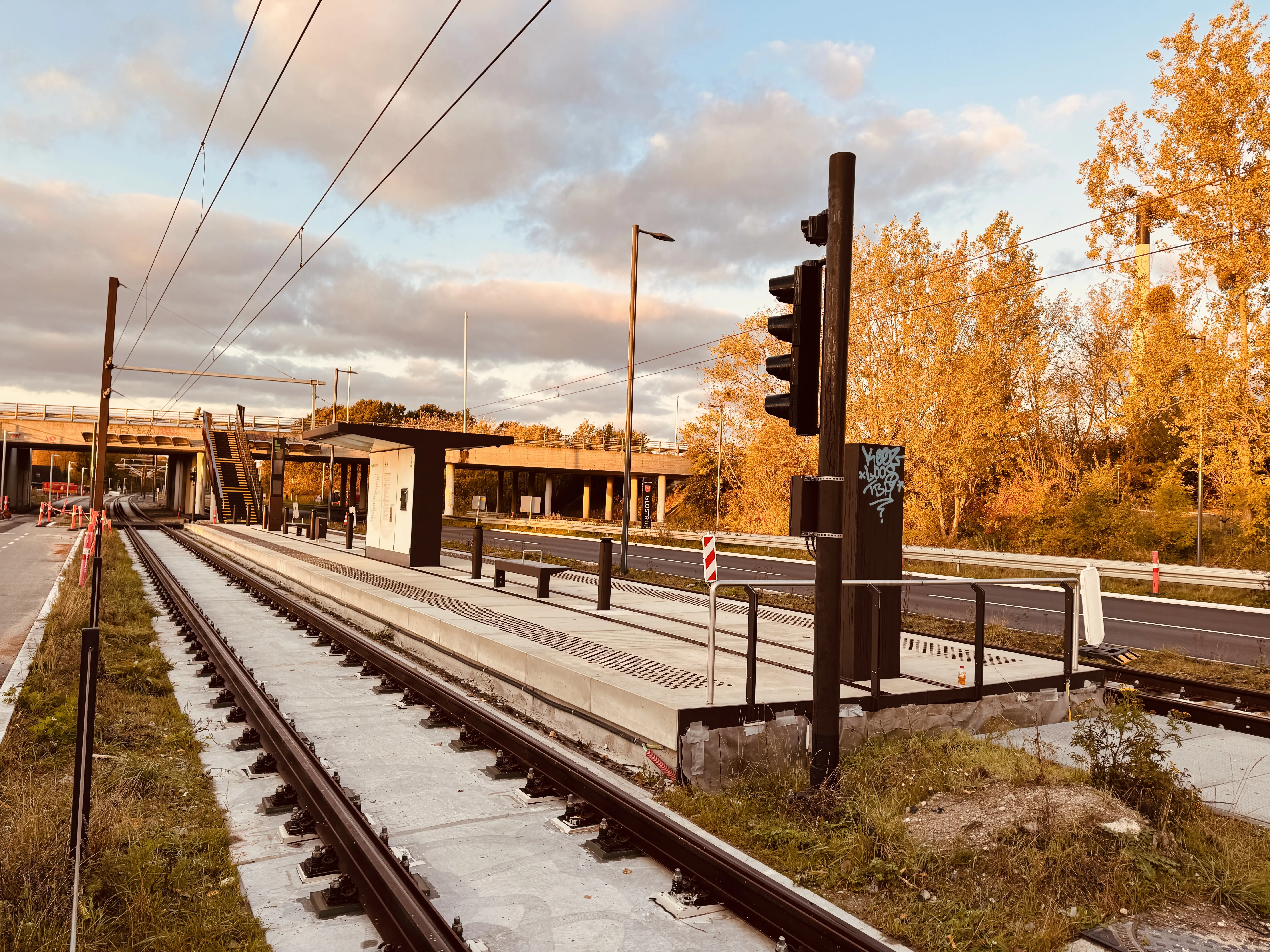 Billede af Rødovre Nord Letbanestation.